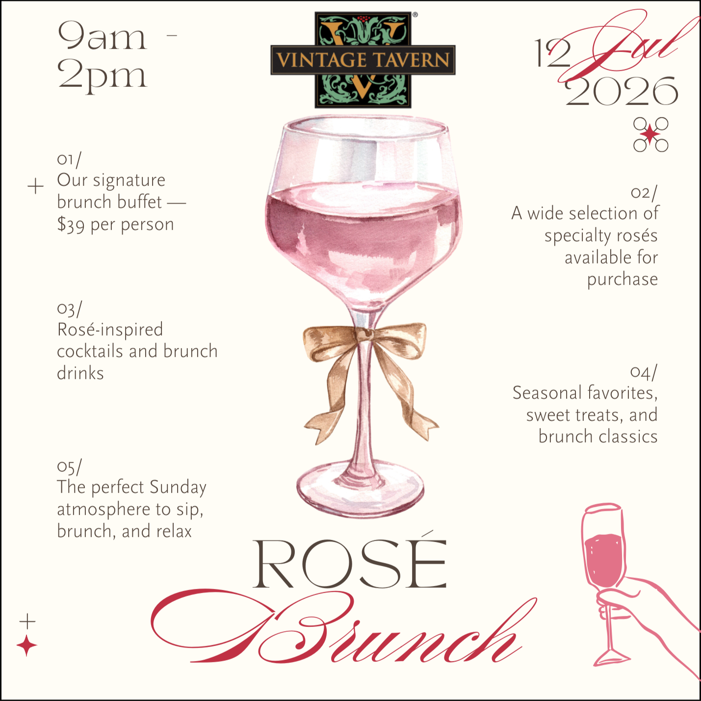 Vintage Rosé Brunch