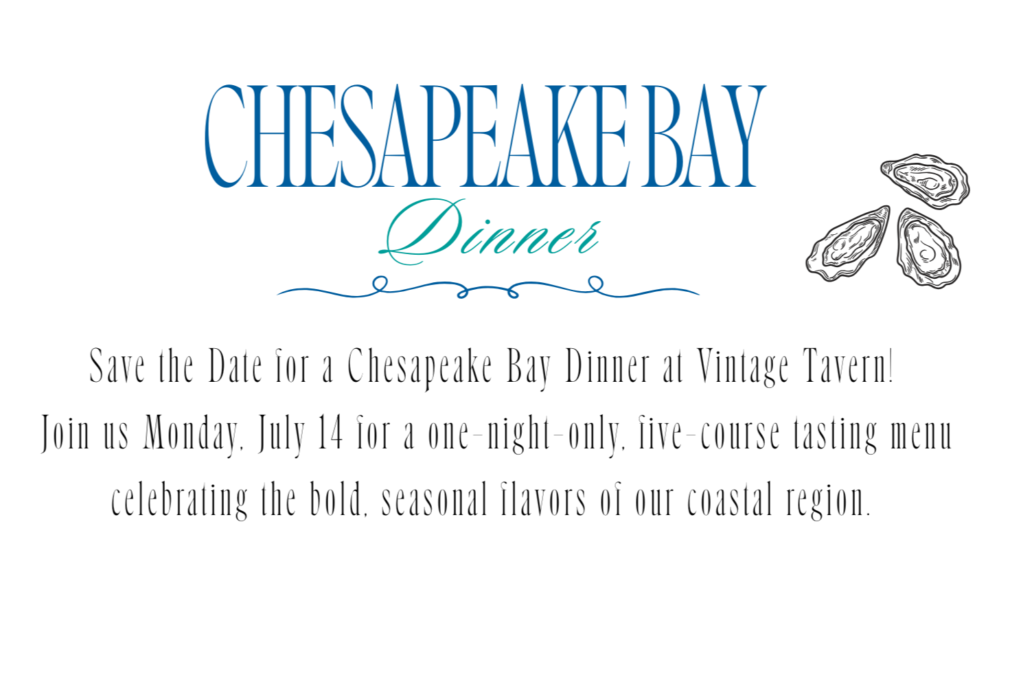 Chesapeake Bay Dinner