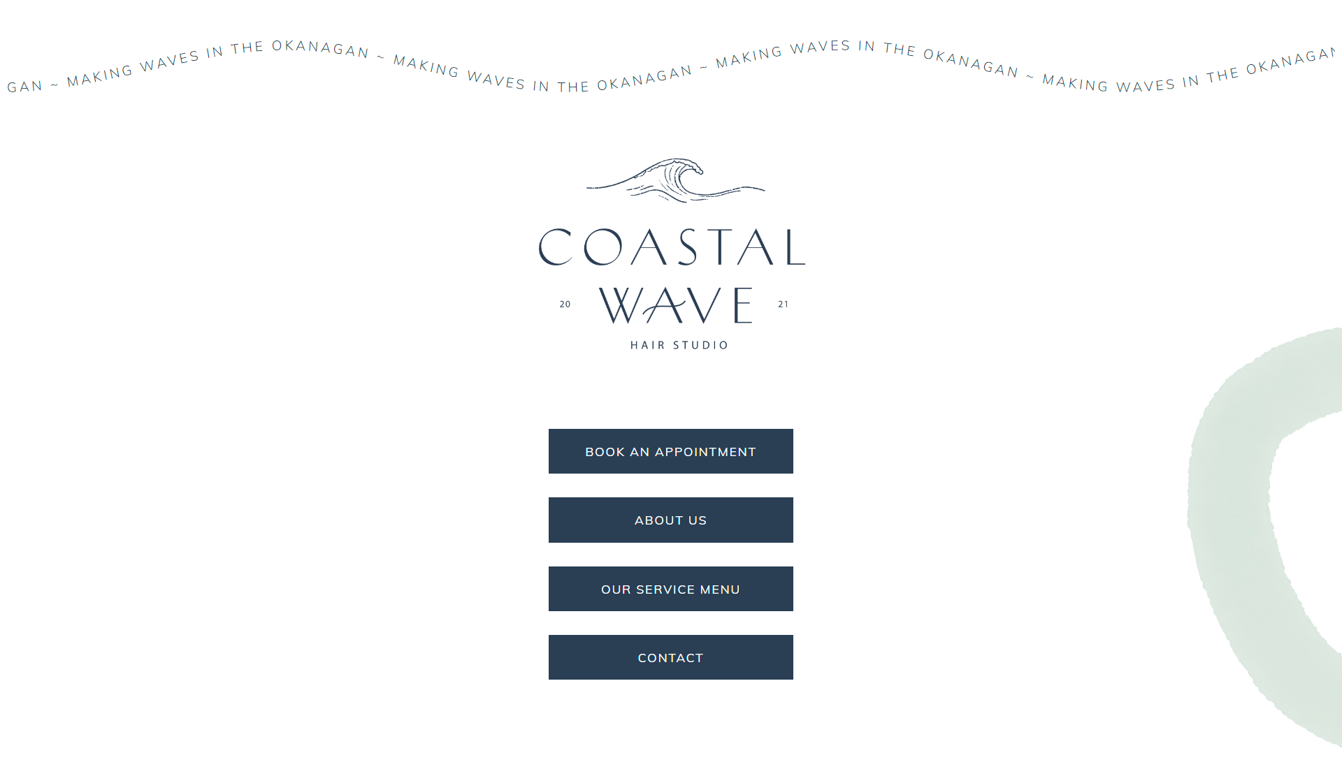 Hair Salon Link Page