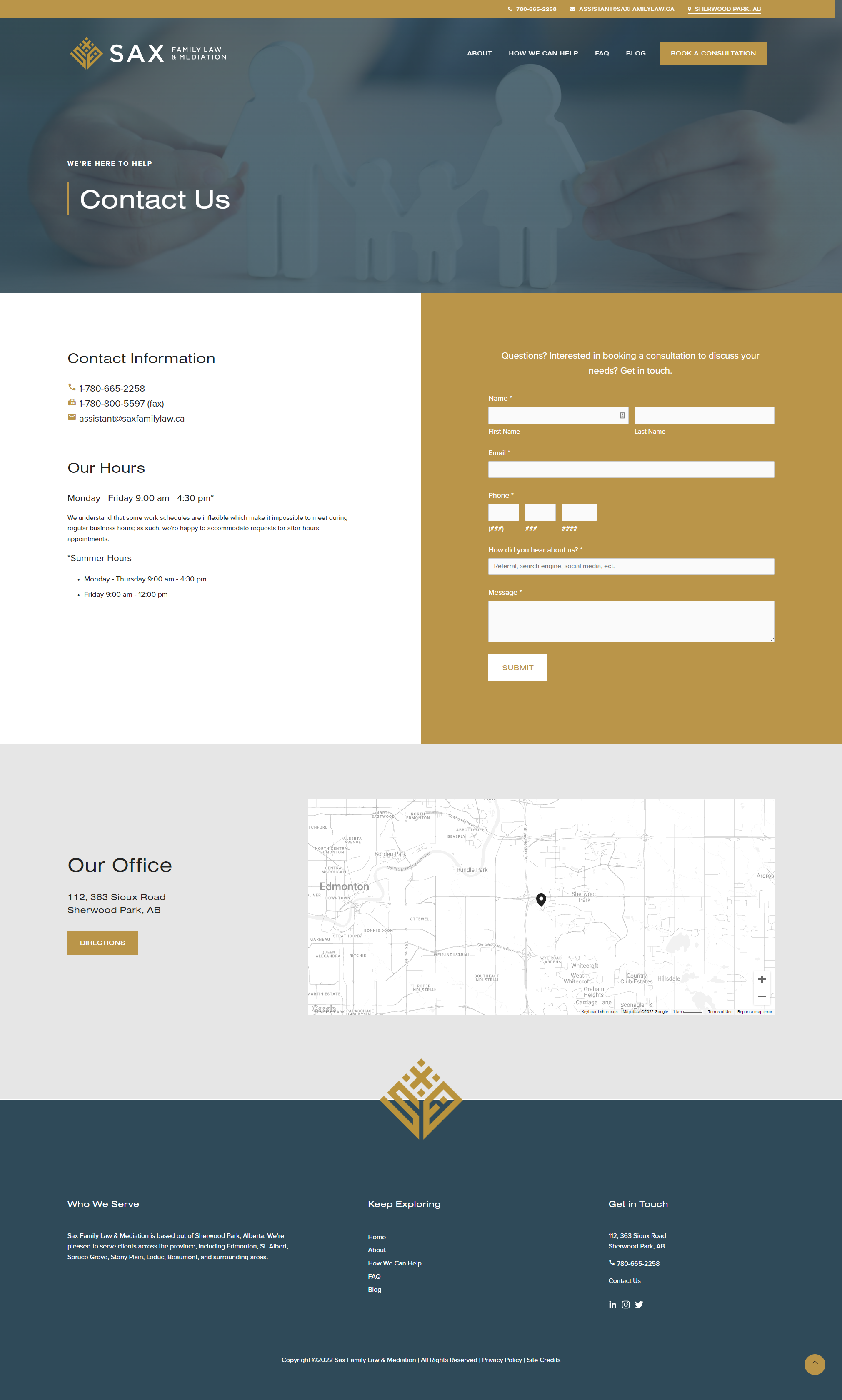 Contact Page