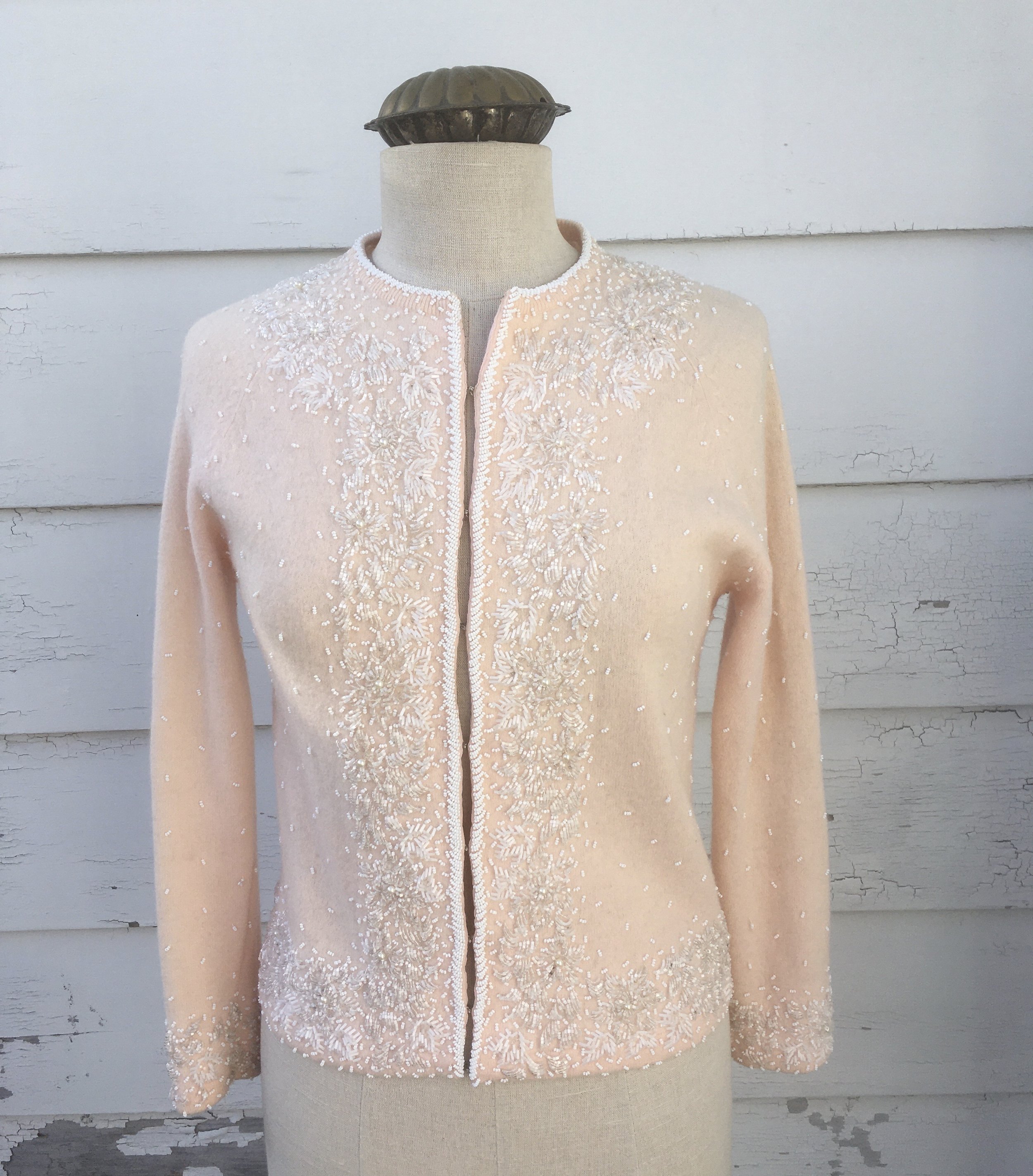 1950s Beaded Cardigan