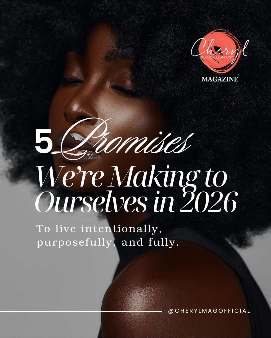 As we step into 2026, these are the promises we&rsquo;re making to ourselves: to protect our peace, honor our growth, move with intention, trust our discernment, and stay committed to becoming who we&rsquo;re called to be. This year is about alignmen