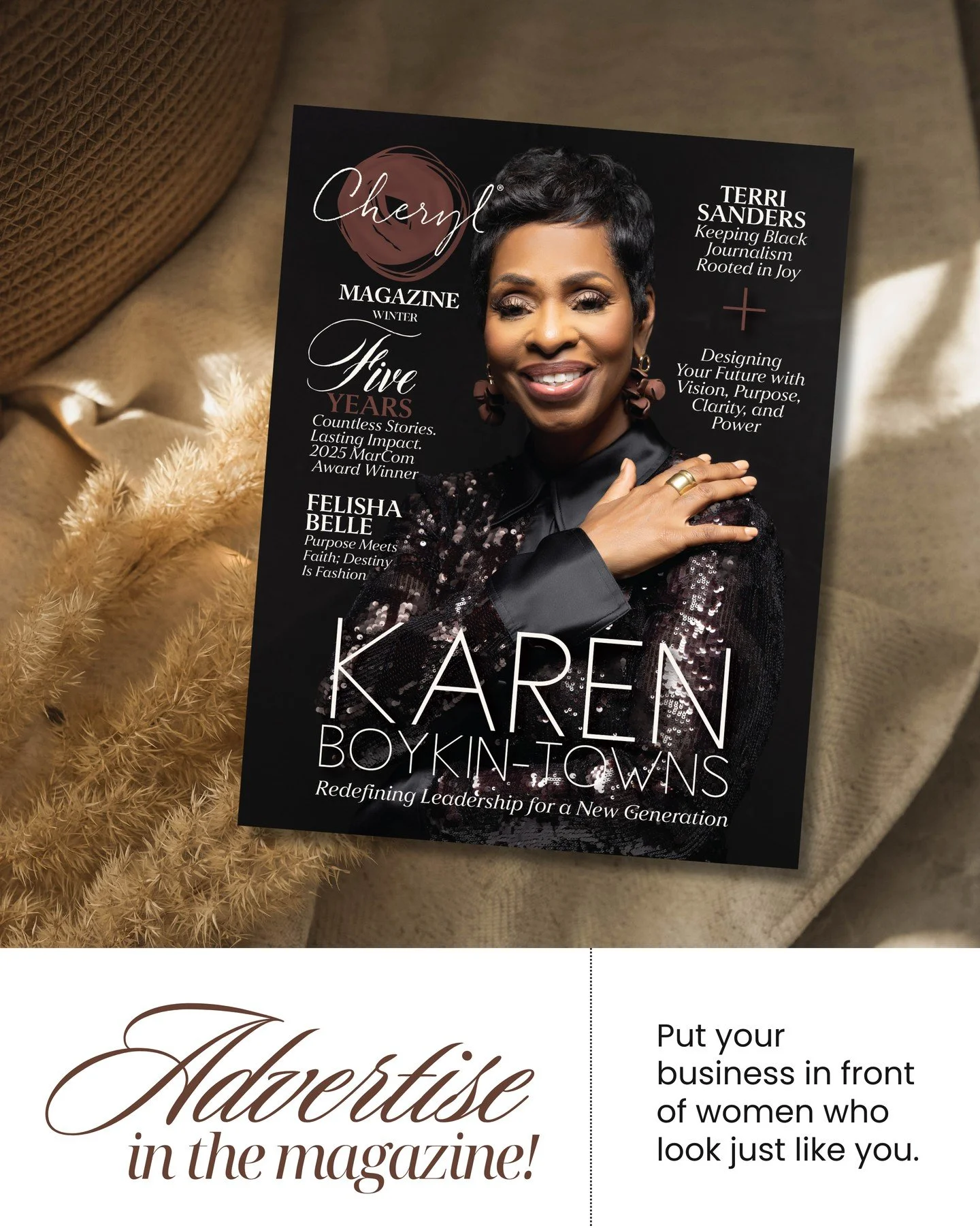 There is something powerful about sitting with a story that reminds you who you are becoming. Cheryl Magazine was designed for women who want more than headlines and hype. It is for women who value wisdom, growth, and substance. ⁠
⁠
Each issue invite