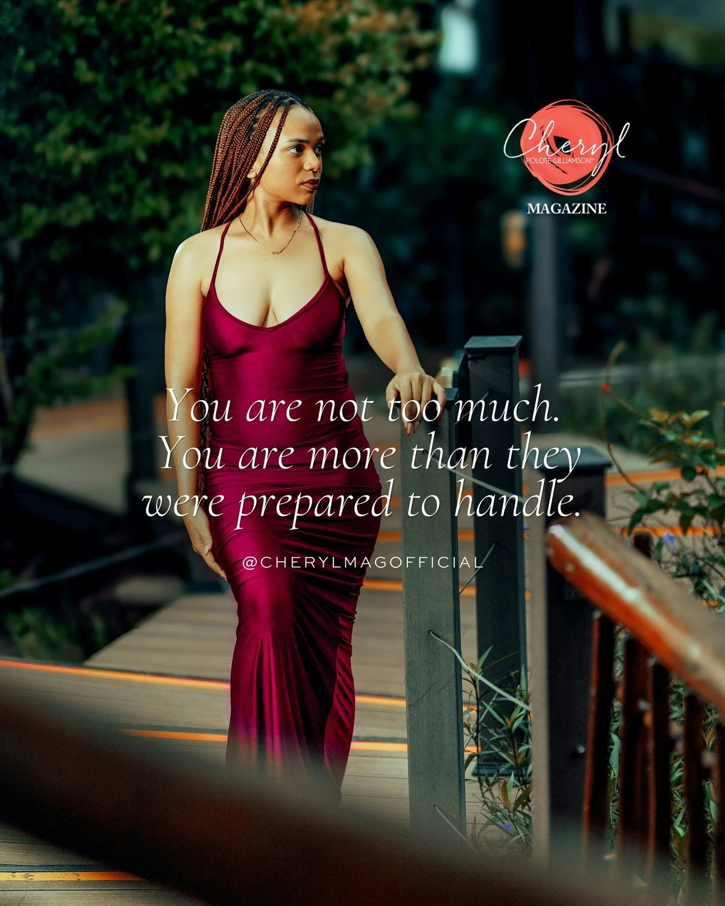 You were never too much. You simply showed up fully in environments that were never prepared to meet you at your level. When people cannot understand your depth, your confidence, or your presence, they will try to label it as &ldquo;too much&rdquo; i