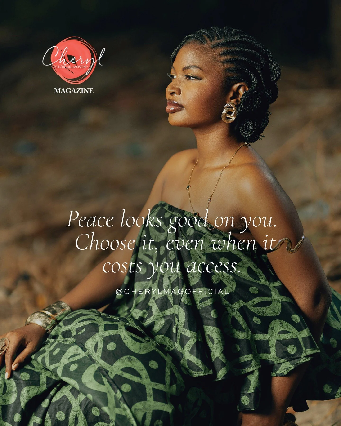 Peace is not always the easiest choice, but it is always the right one. It will require boundaries, difficult decisions, and sometimes walking away from access that once felt important. But when you choose peace, you choose alignment with yourself. W