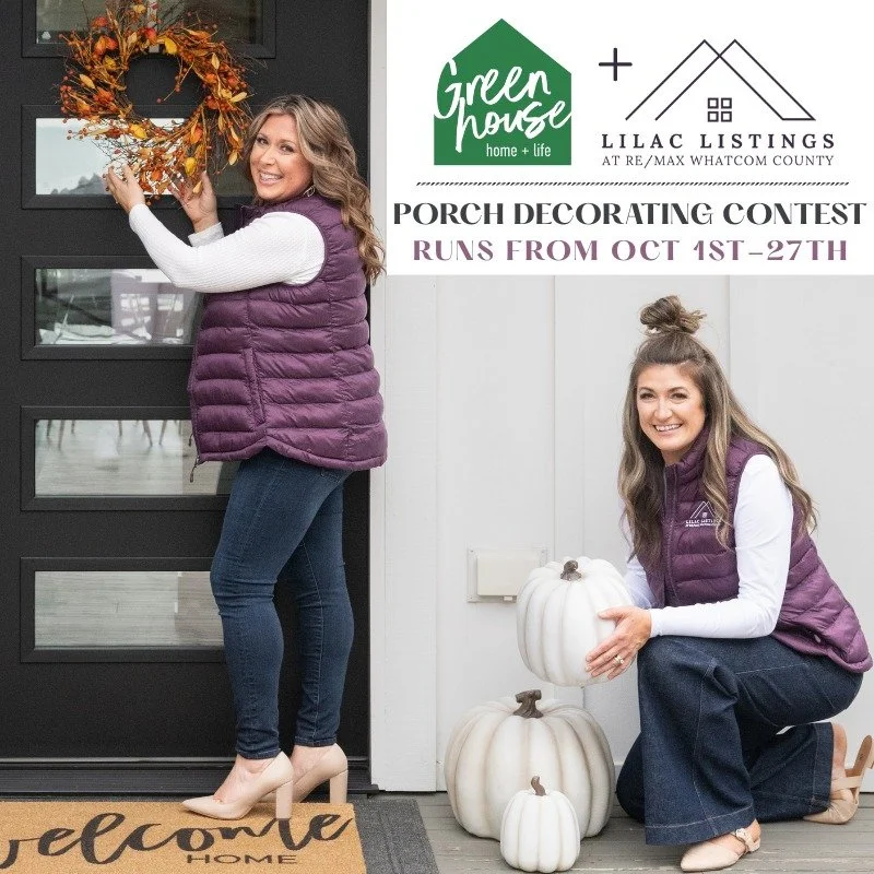 🍁👻🎃Our Fall Porch Decorating Contest is ON! It runs until Oct 27th, and the winner will be announced Oct 28th! 

Show off your cozy, creative, or spooky Fall porch, and you could win an amazing gift basket from @greenhousehome valued at over $300!