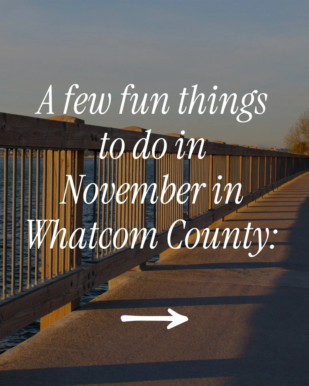 November in Whatcom County is a great time to shop, sip, nibble, and enjoy the arts!  Rachael LOVES craft fairs, so we've provided several of her favorites happening this month for you to check out. And we've also rounded up a few fun events as well!
