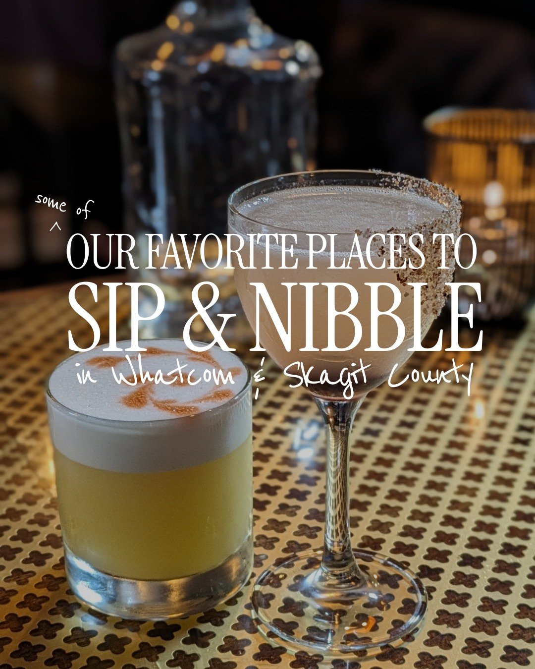 Looking for inspiration on where to sip a cocktail, share a cozy dinner, or grab a killer breakfast? We&rsquo;ve got you. 😉 Choosing just a few places was TOUGH because there are SO many ridiculously good food &amp; drink spots in Whatcom + Skagit C