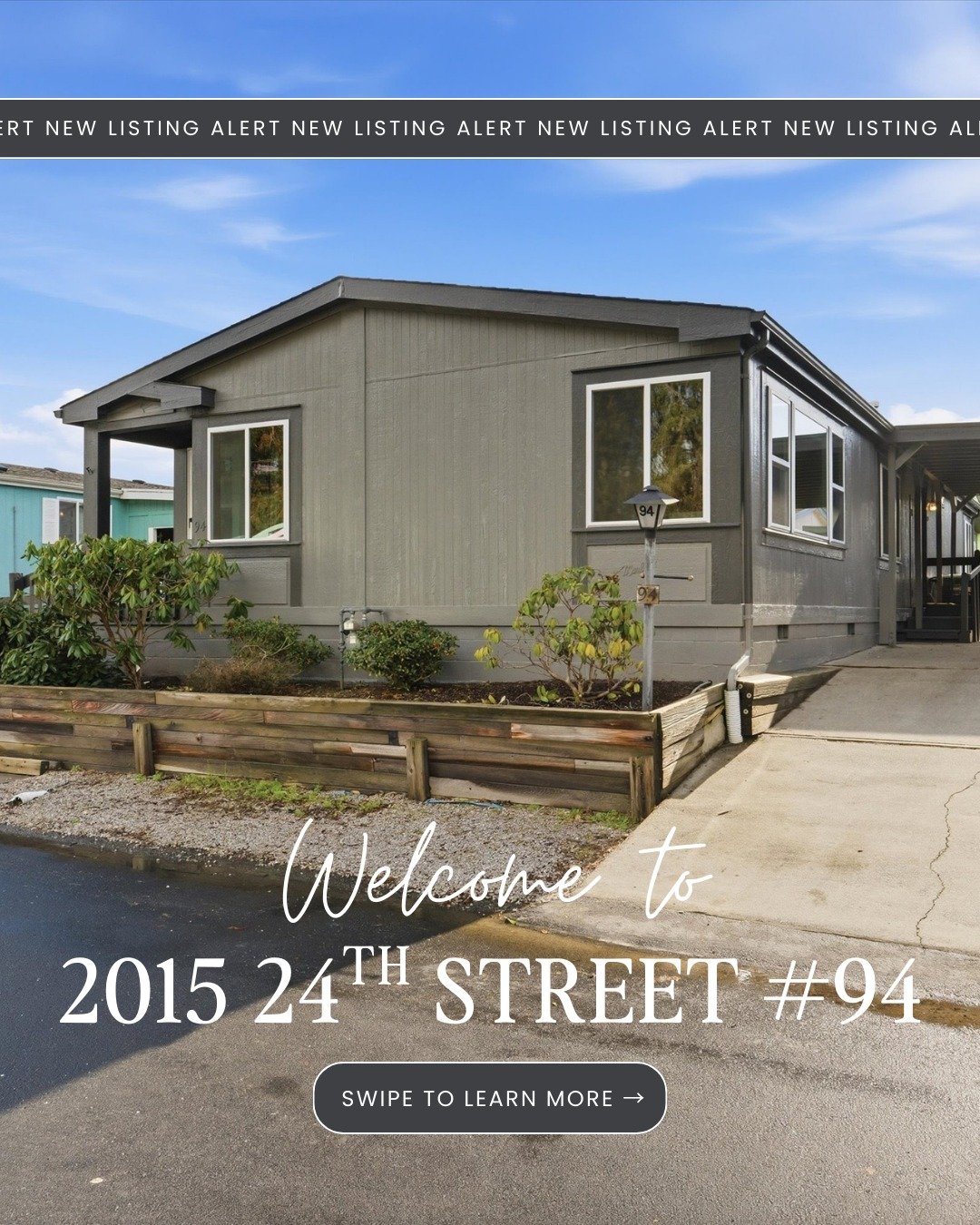 Just listed in Parkway Village ✨

This is the kind of opportunity buyers wait for. A spacious 1,590 sq ft home in one of Fairhaven&rsquo;s most sought-after 55+ communities, and priced to make getting in realistic. 

📍2015 24th St #94, Bellingham 98