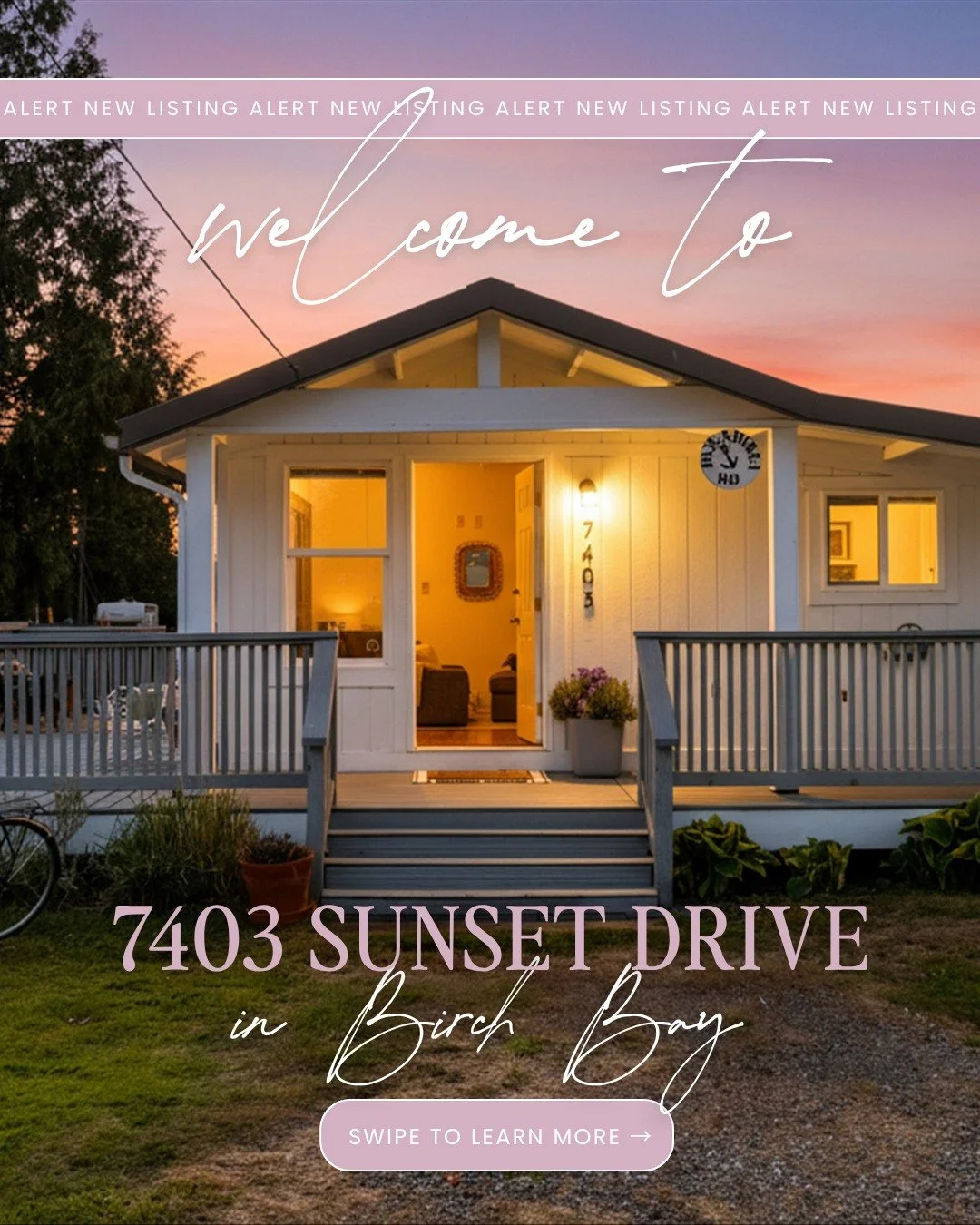 Sunsets, sea air, and simple living 🌊✨

Welcome to Birch Bay&mdash;where life slows down and every day feels like a getaway. This cozy coastal cabin is just blocks from the beach and minutes to Birch Bay State Park, making it the perfect launch poin