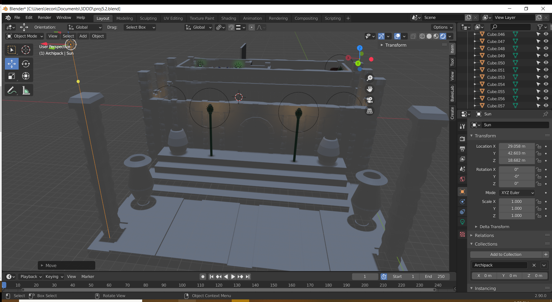 Creating a Lab in Blender