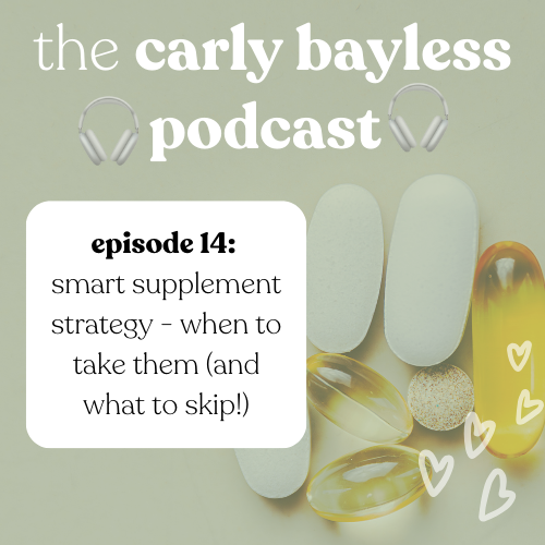 14: Smart Supplement Strategy - When To Take Them (And What To Skip!)