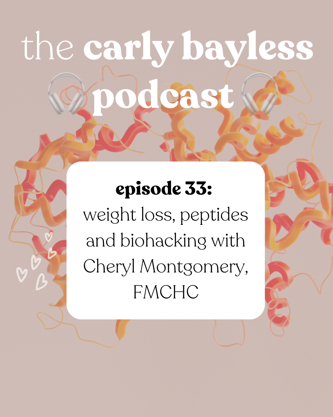 33: Weight Loss, GLP-1 Peptides &amp; Biohacking with Cheryl Montgomery, FMCHC