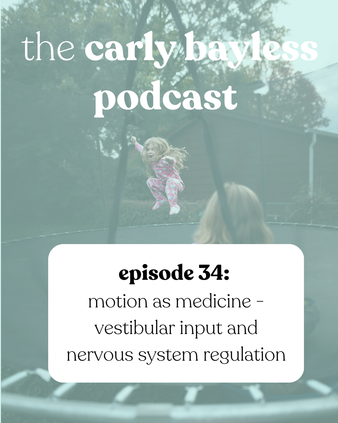 34: Motion as Medicine - Vestibular Input and Nervous System Regulation 🎾