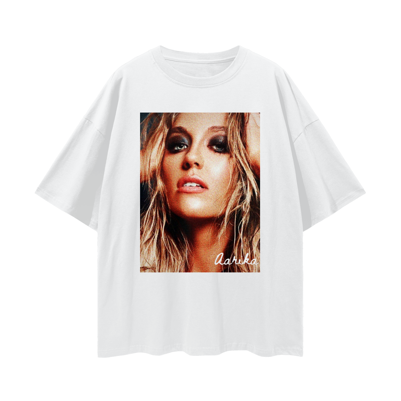 "Make A Move" Streetwear Loose Drop Shoulder Tee