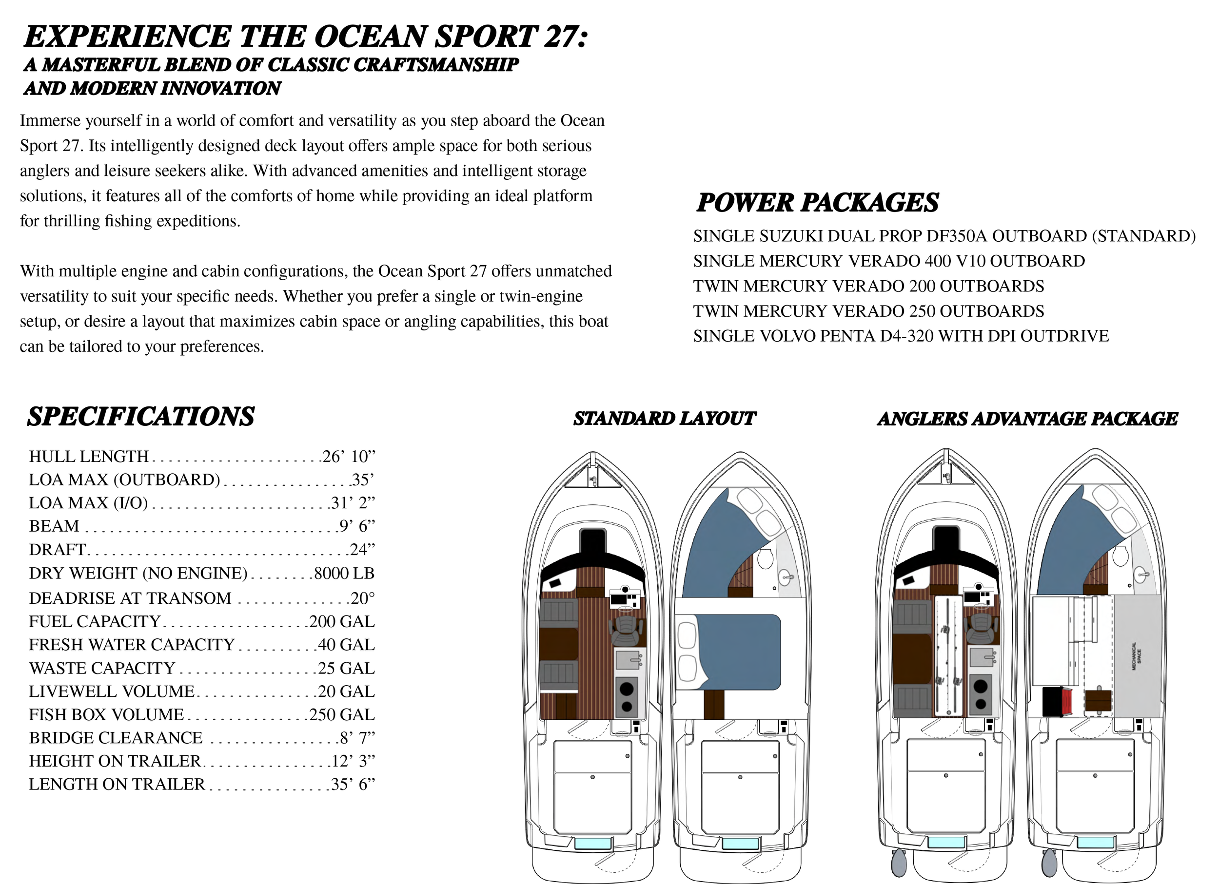 27' Ocean Sport — Ocean Sport Boats