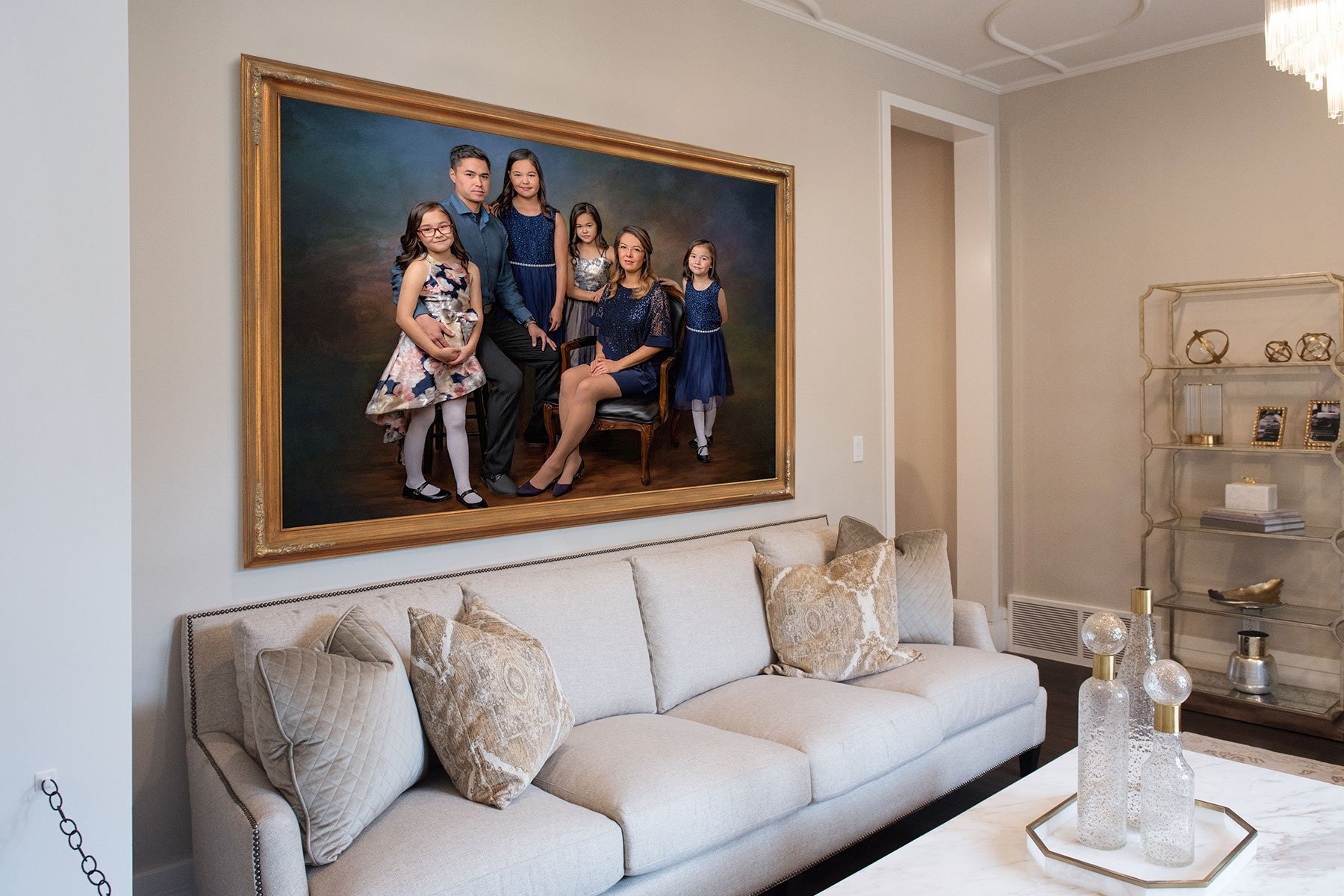 How to decorate your home with canvas and portraits — Bella Luce ...