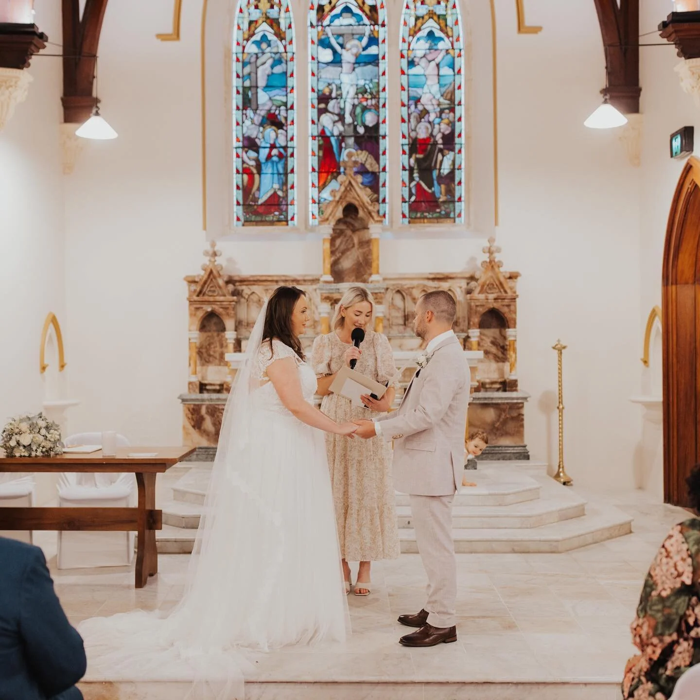 Completely obsessed with this photo and the beautiful, intimate and special moment that was M + S&rsquo;s ceremony 🤍 

@sophieisabellaphoto you are just incredible ✨