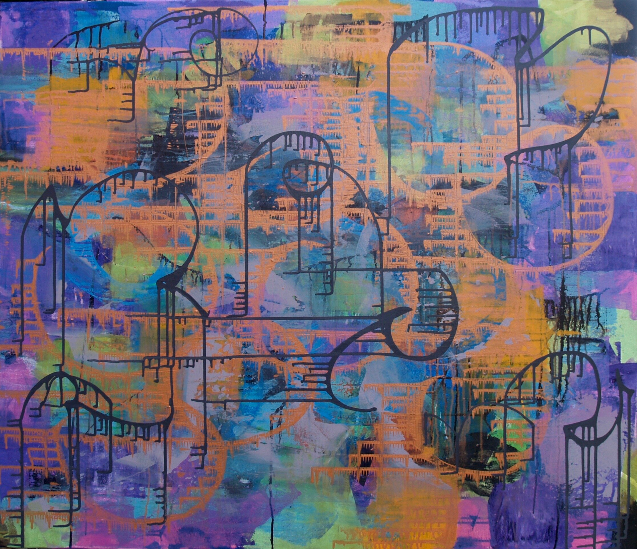 Abstract 49 x 43