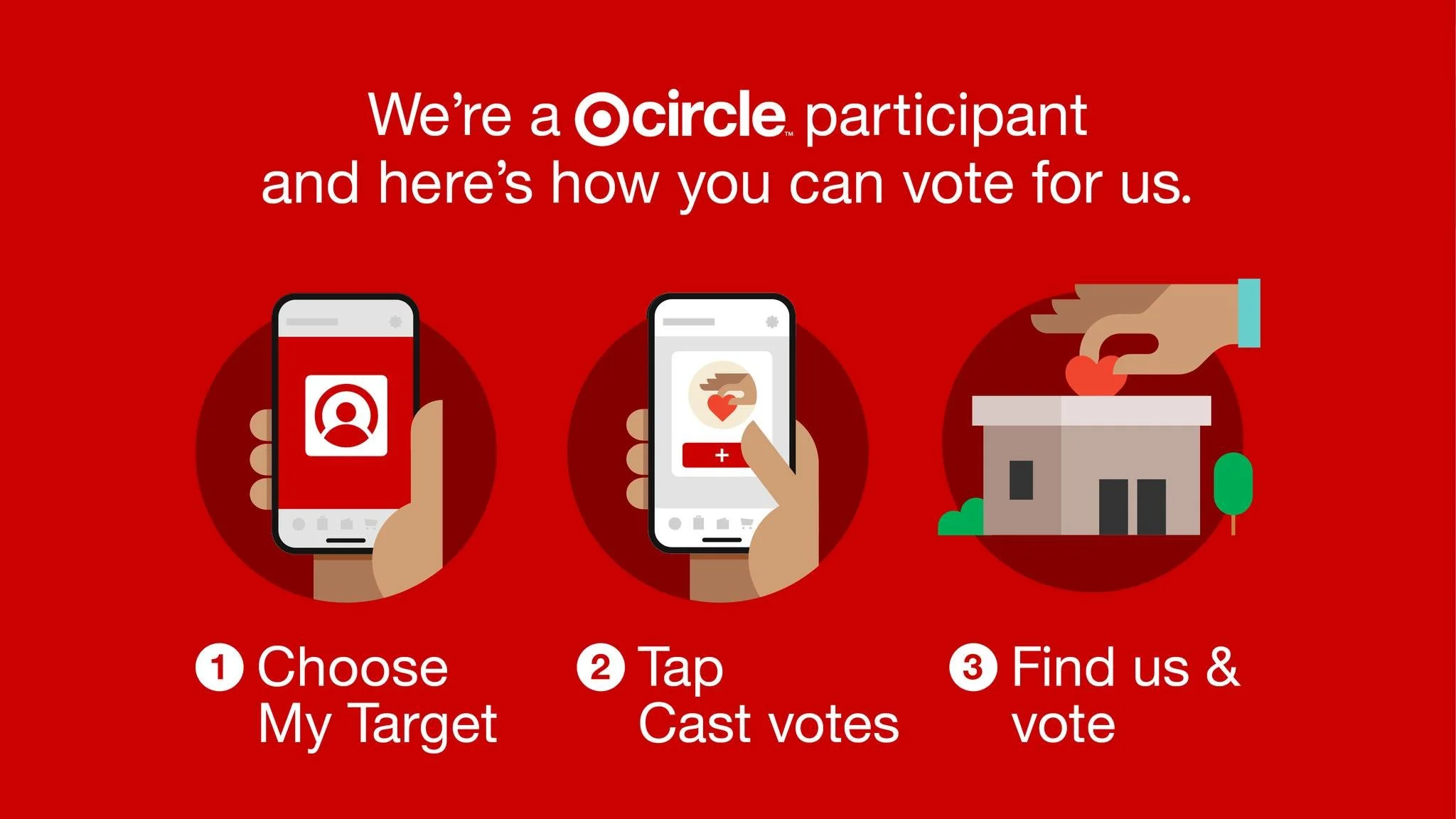There's still time to show your support! 
The Target Circle voting program for Community Kitchen ENDS December 31st!

If you've shopped at Target, you've likely earned Target Circle votes! This is a great opportunity for us, as it's an easy way for C