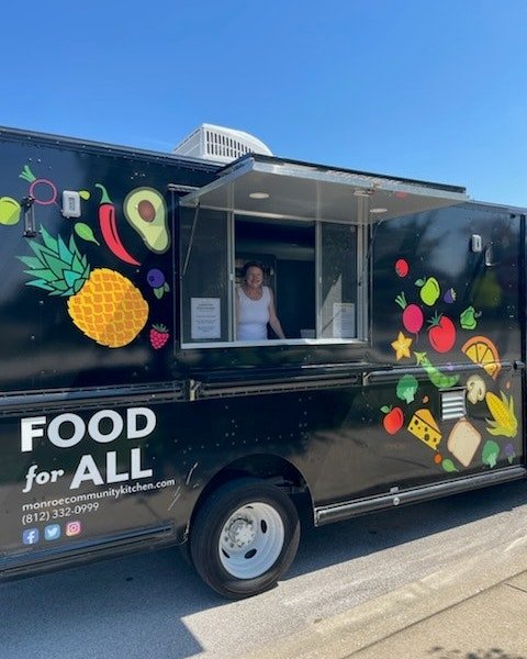 Community Kitchen's food truck is out, serving dinner, six days/week. Anyone is welcome to get a warm meal from the truck at any stop. Our stops are as follows:

Mondays, Wednesdays &amp; Fridays
Kinser Flats - (Across from entrance) 4:00-4:20pm
E&am