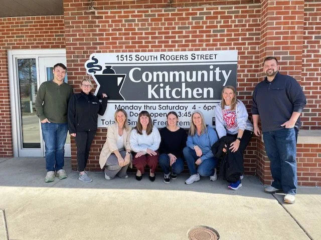 A shout-out to Century 21 Scheetz for bringing volunteers to fill our 11:30-1:30 meal prep shift on Wednesday. Their efficiency and energy level kept our staff on their toes as they completed a slew of tasks for us. We are so grateful for the partner