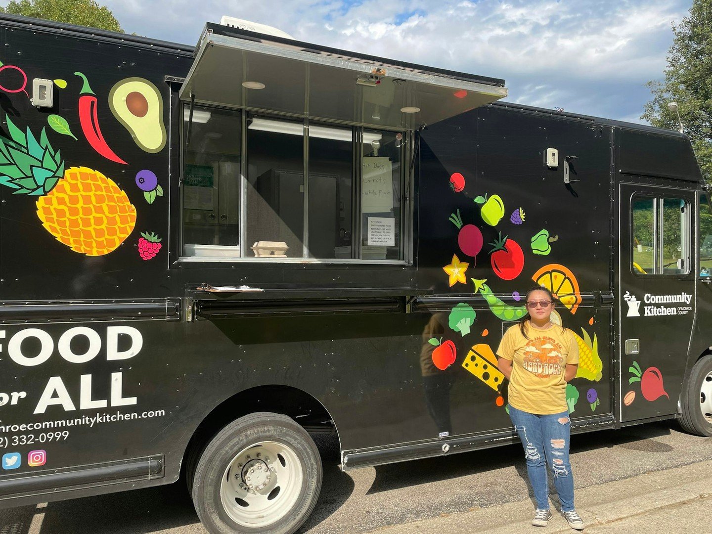 Our Food Truck is out six days/week, serving anyone in need, a warm meal. Folks can access meals at any of these locations on these days and times:

Mondays, Wednesdays &amp; Fridays
Kinser Flats - (Across from entrance) 4:00-4:20pm
E&amp;N Mobile Ho