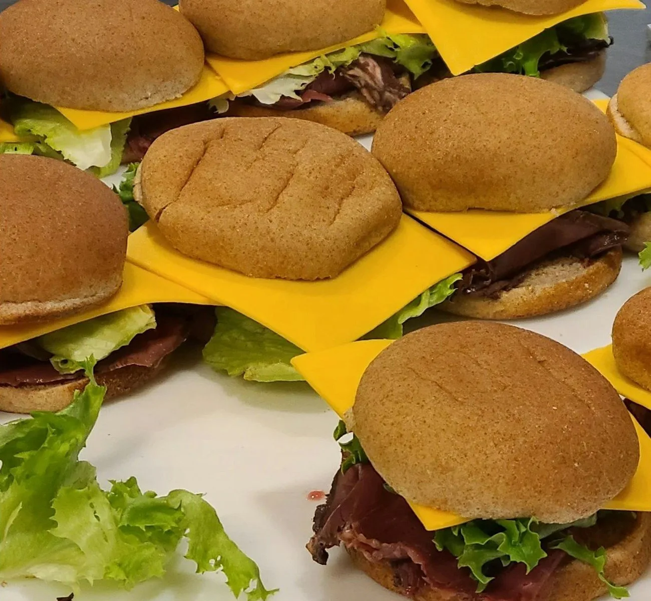Each weekday, we make healthy meals for children in after-school programs. Meals include things like meat and cheese sandwiches or wraps, or peanut butter and jelly, fresh vegetables, fruits and milk. This allows clubs to focus their resources on you