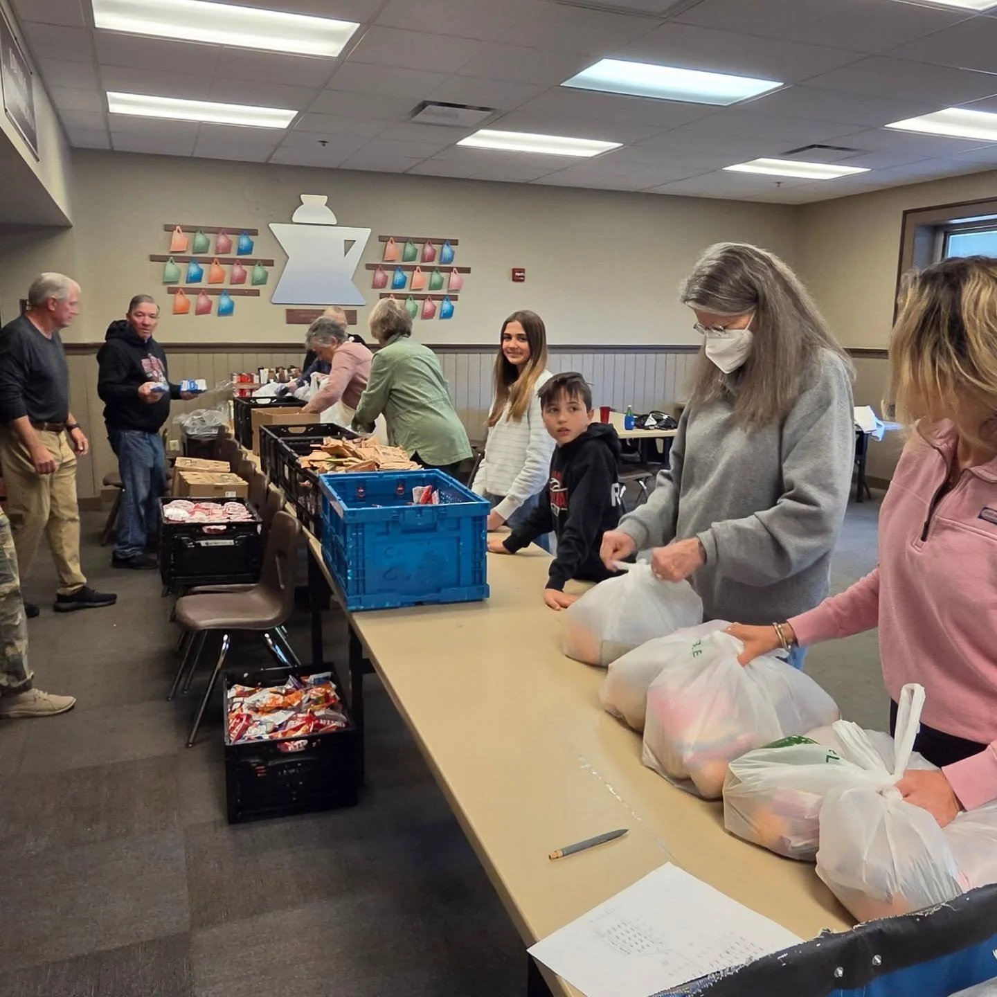 Today is the last FULL day of Backpack Buddies for the school year. When we start our summer lunch program for kids, we'll continue to do Backpack Buddies with that program, serving children in low-income neighborhoods while school is out for summer.