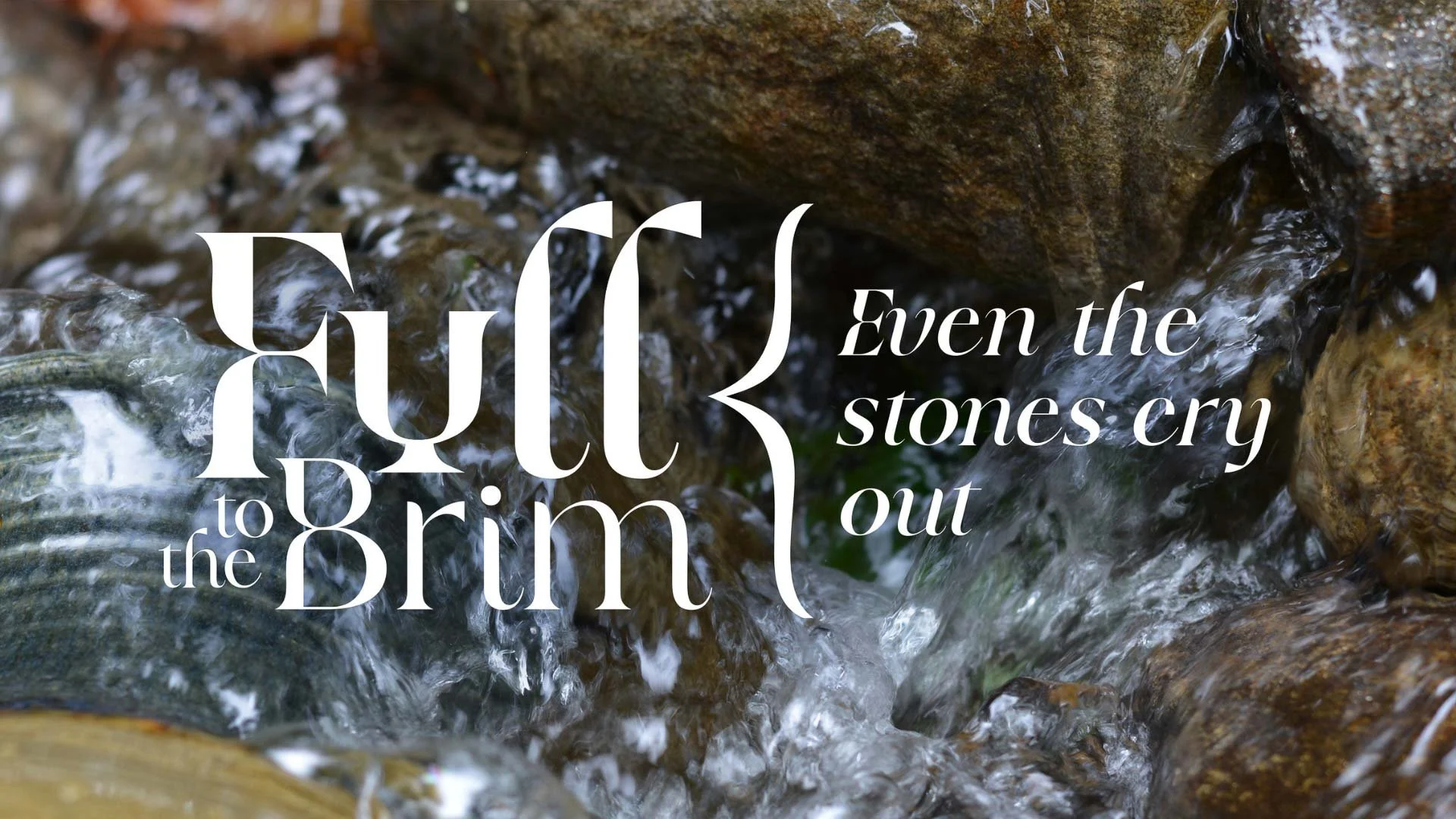 Even the Stones Cry Out