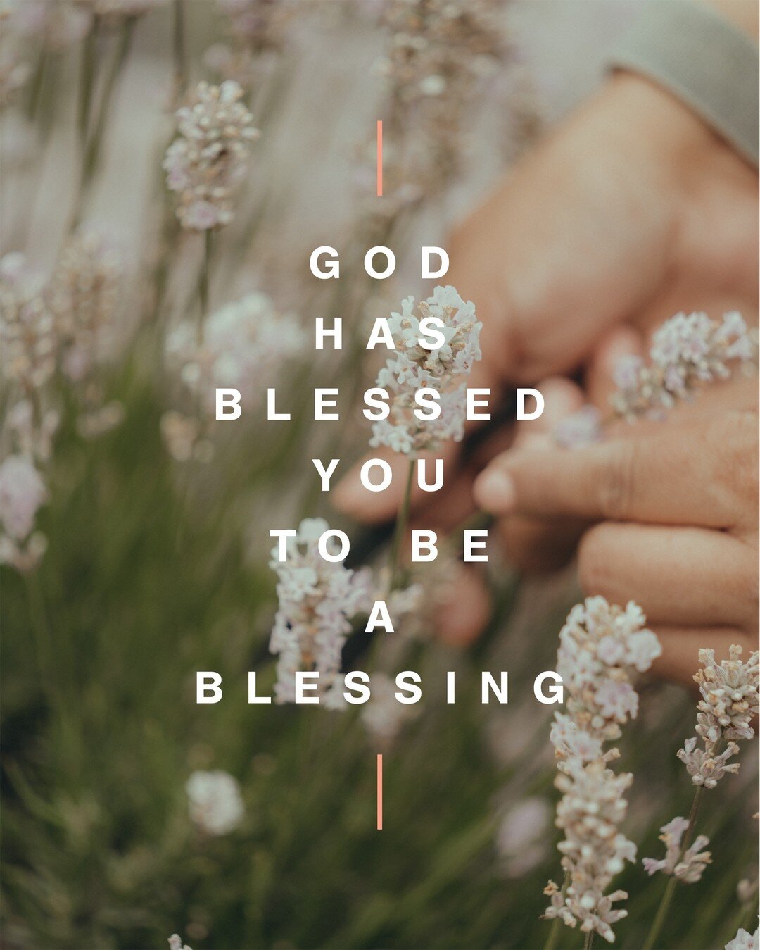 It&rsquo;s far too easy to focus on the blessing of God, and forget the purpose of His blessings.