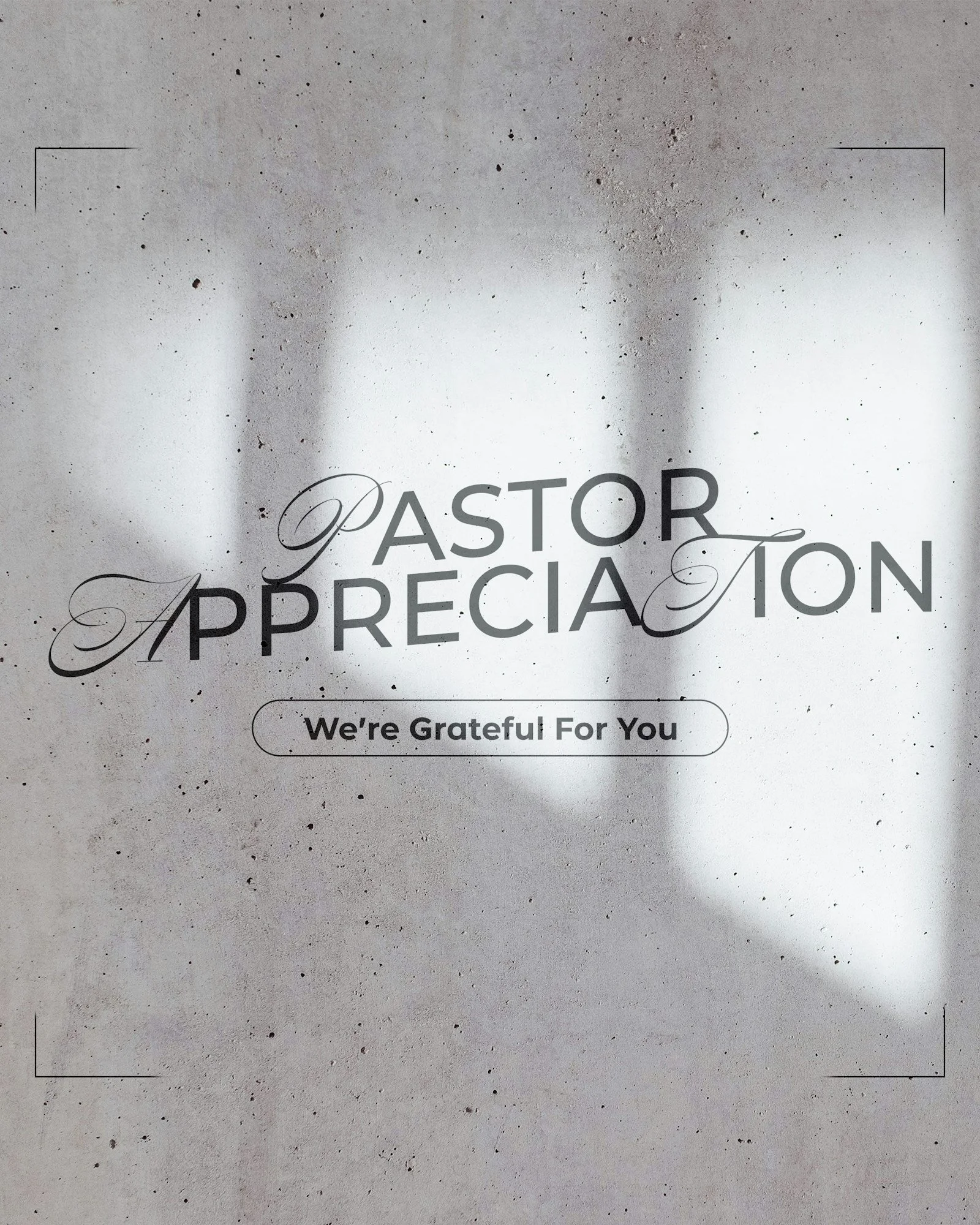 Pastor Appreciation - We're grateful for our pastors! #pastor #shepherd #grateful
