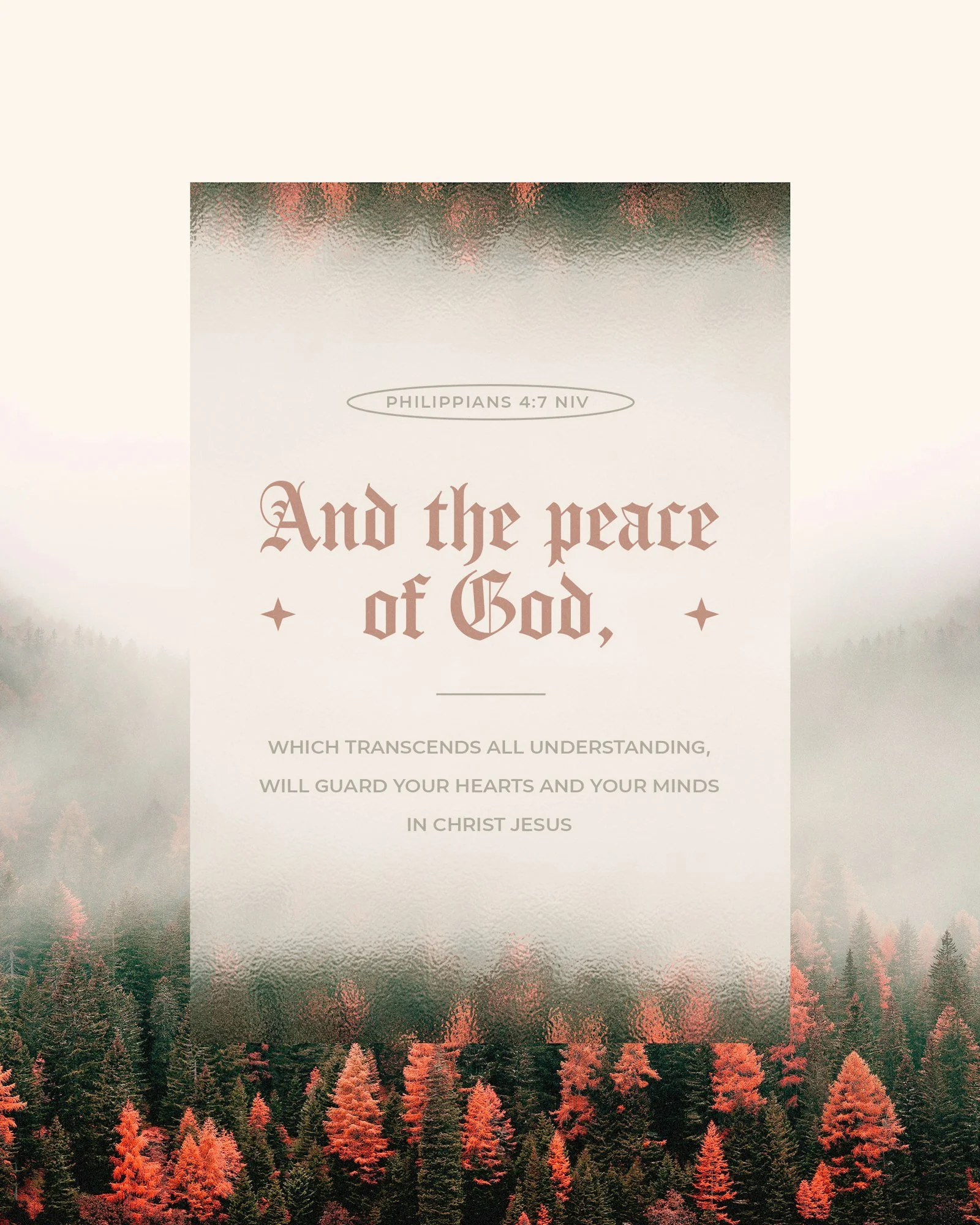Please join us tomorrow at 9 &amp; 11 AM! 

&quot;And the peace of God, which transcends all understanding, will guard your hearts and your minds in Christ Jesus.&quot; Philippians 4:7