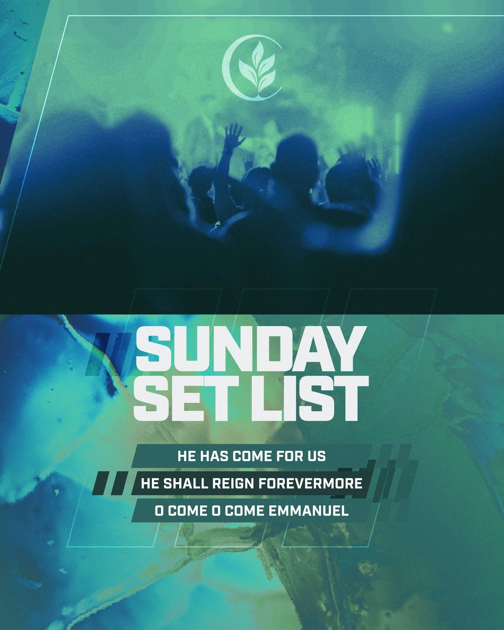 This Sunday&rsquo;s music set is ready &mdash; we&rsquo;re excited to worship with you at 9AM and 11AM!