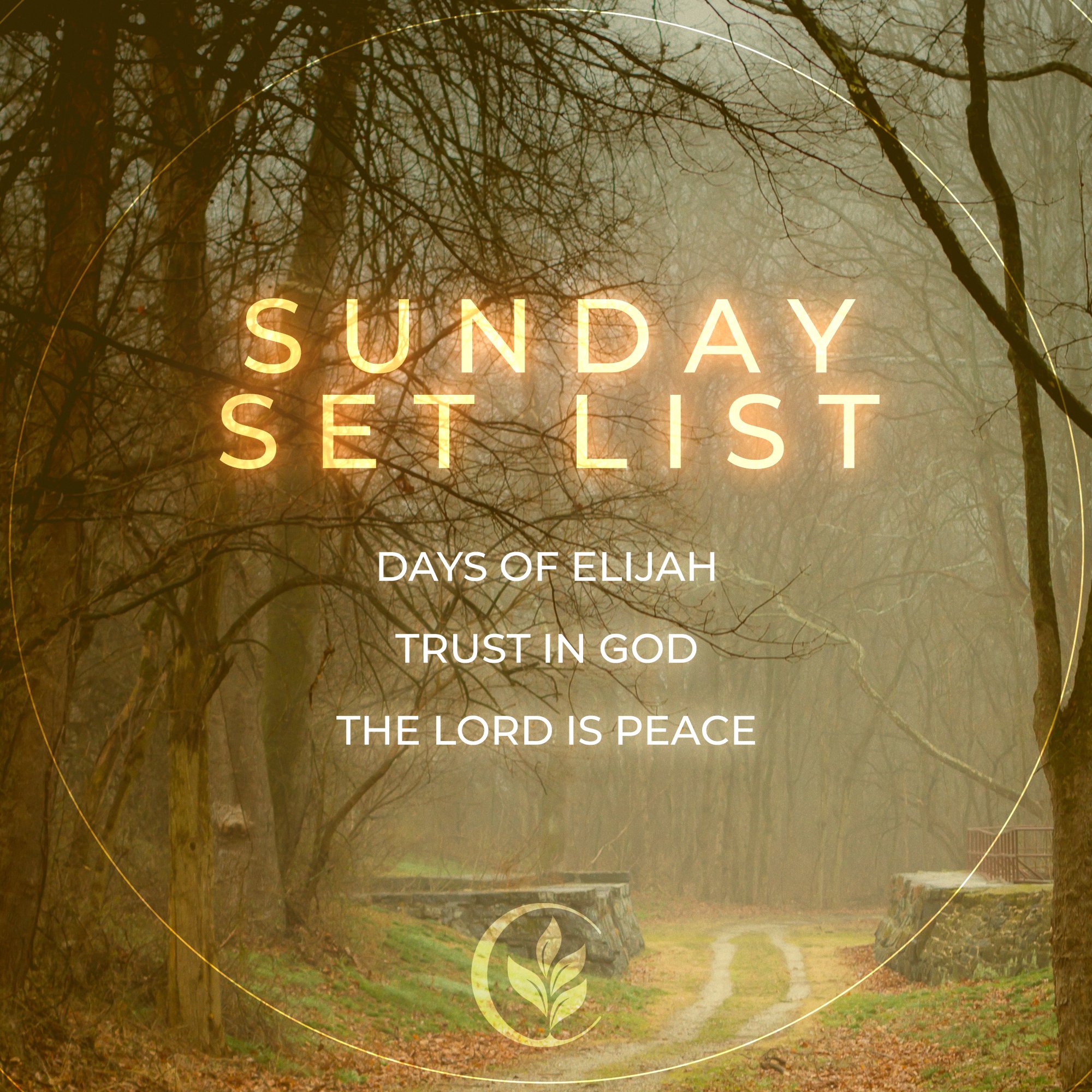 This Sunday&rsquo;s music set is ready &mdash; we&rsquo;re excited to worship with you at 9 &amp; 11AM!