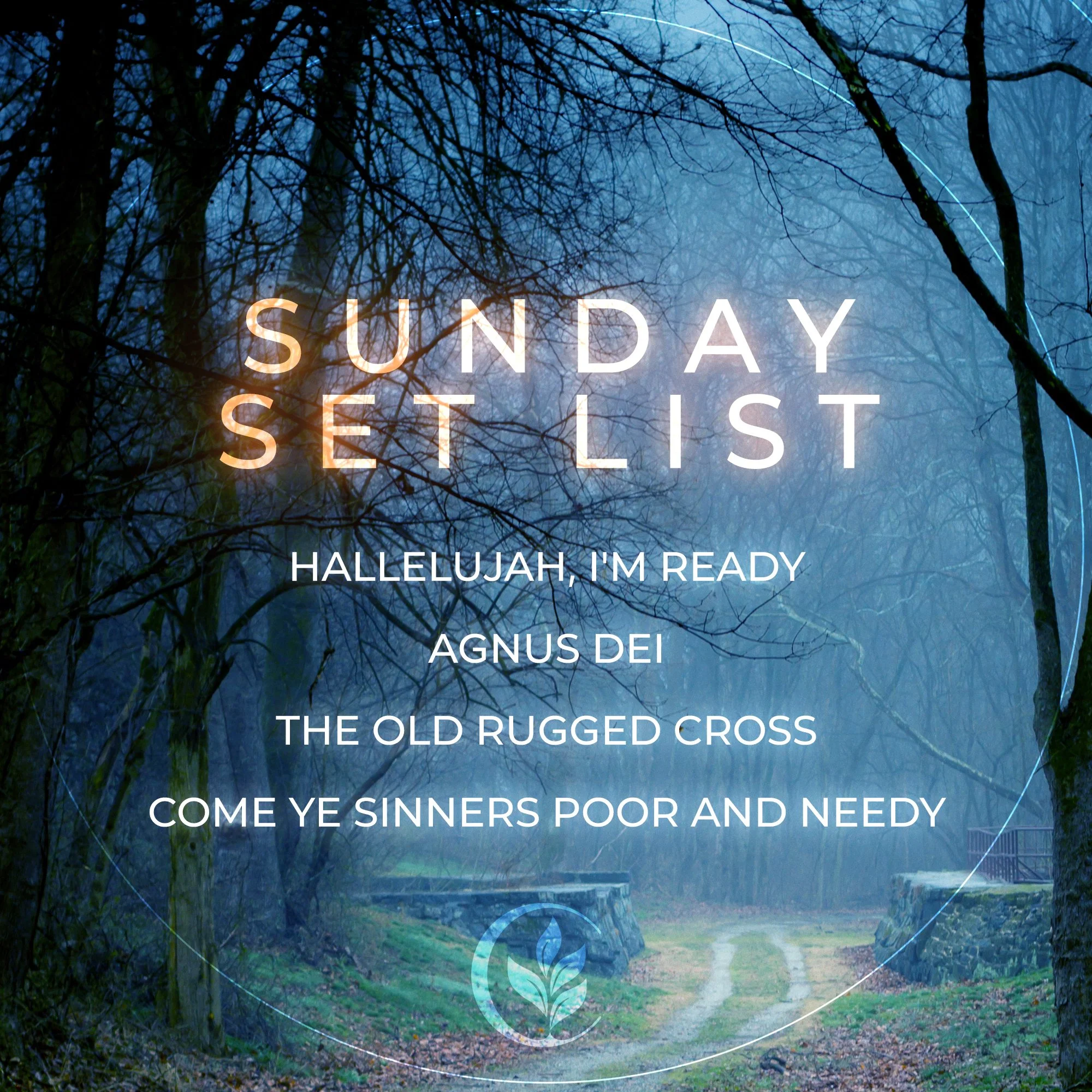 This Sunday&rsquo;s music set is ready &mdash; we&rsquo;re excited to worship with you at 9 &amp; 11AM!