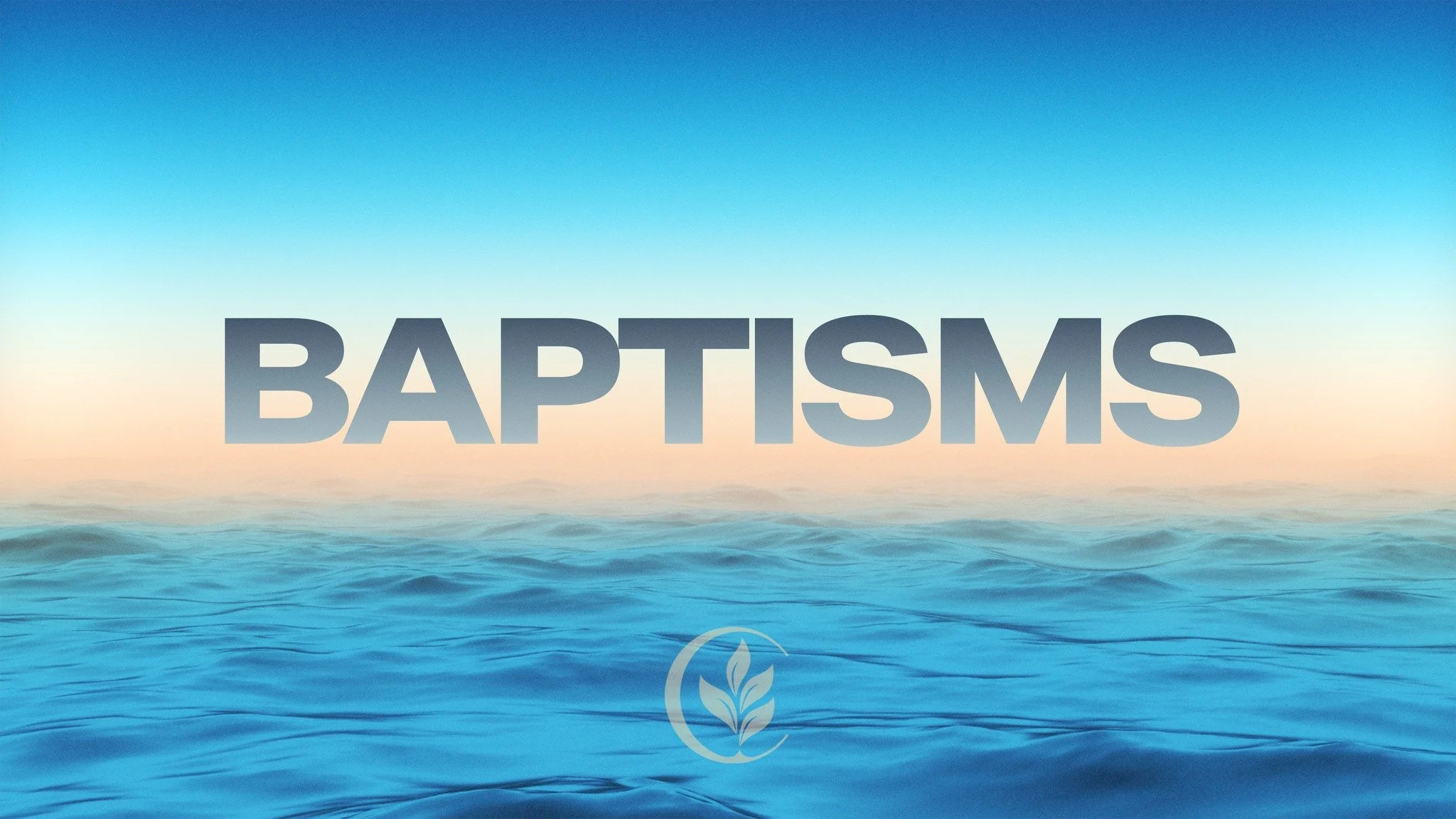 Interested in proclaiming your faith through baptism Sunday, March 15th 9AM or 11AM? 

Baptism speaks louder than words. It's a powerful public declaration of faith that says 'I am dead and now I am alive' because of what Christ has done. Even introv