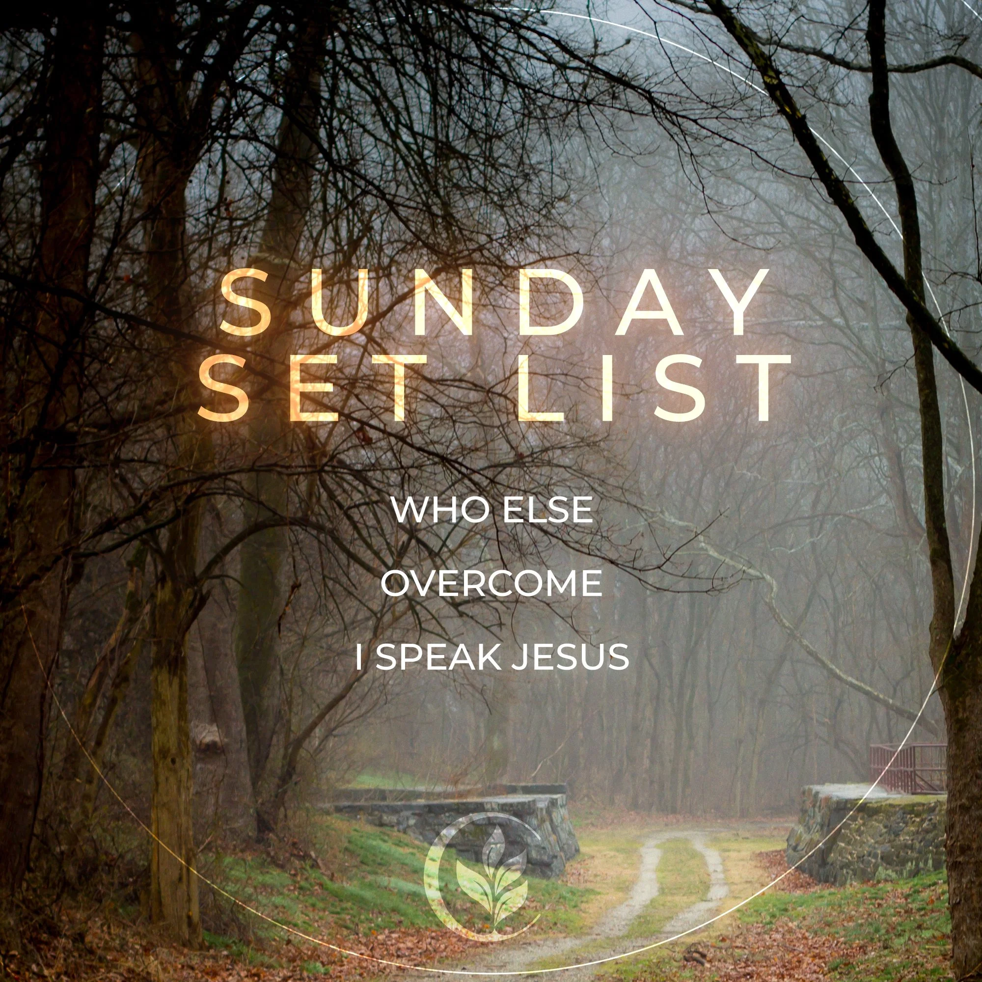 This Sunday&rsquo;s music set is ready &mdash; we&rsquo;re excited to worship with you at 9 &amp; 11AM!