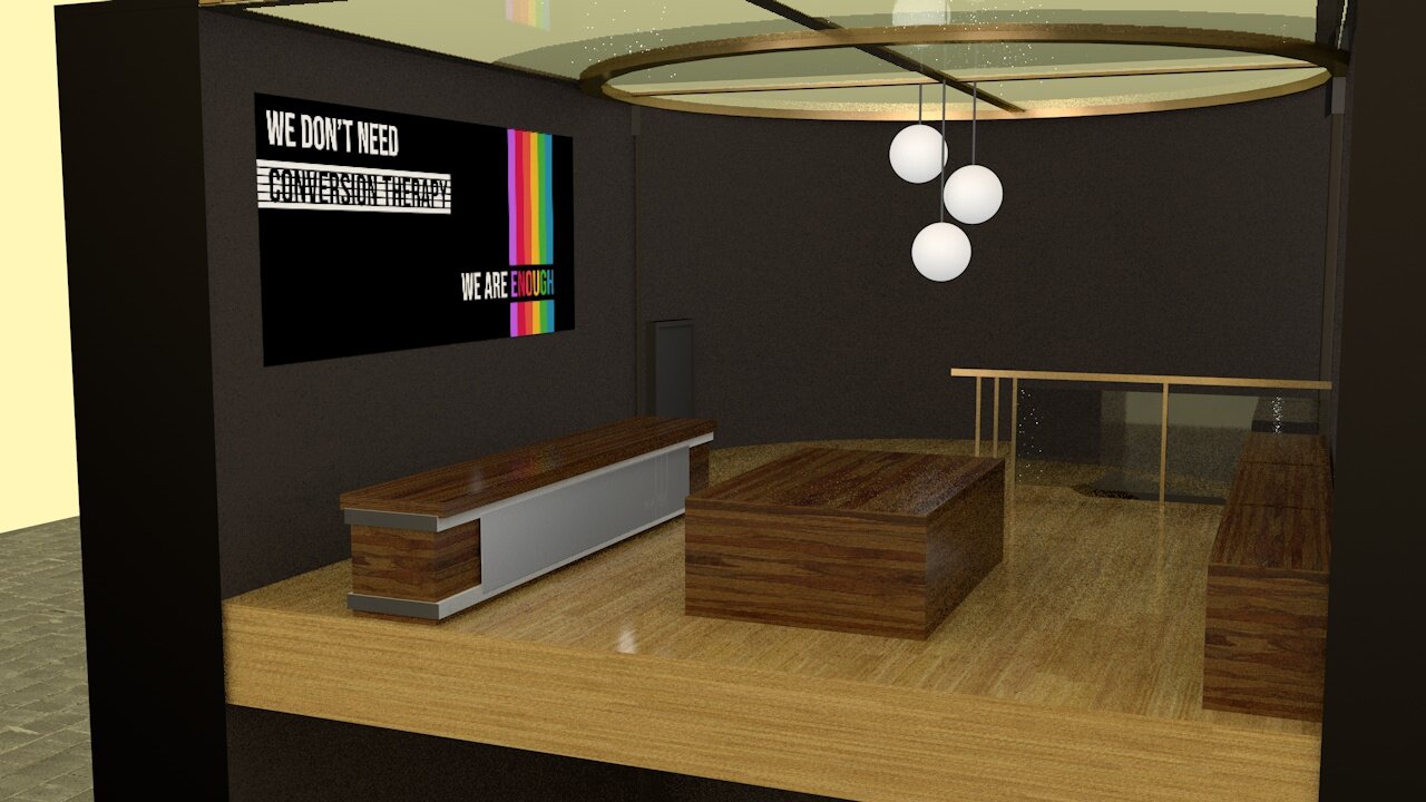 Pop-up shop interior view