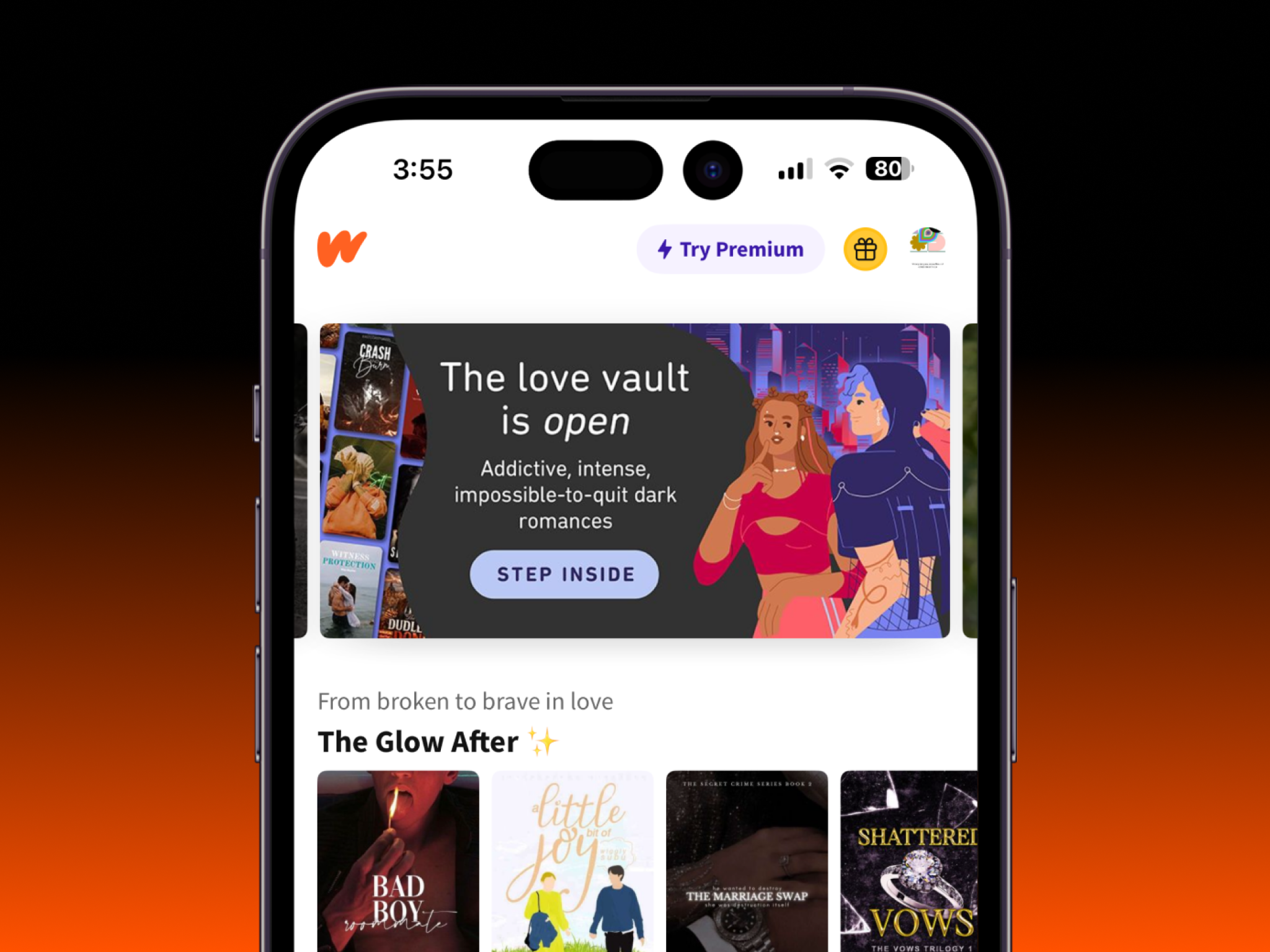Wattpad Home Redesign
