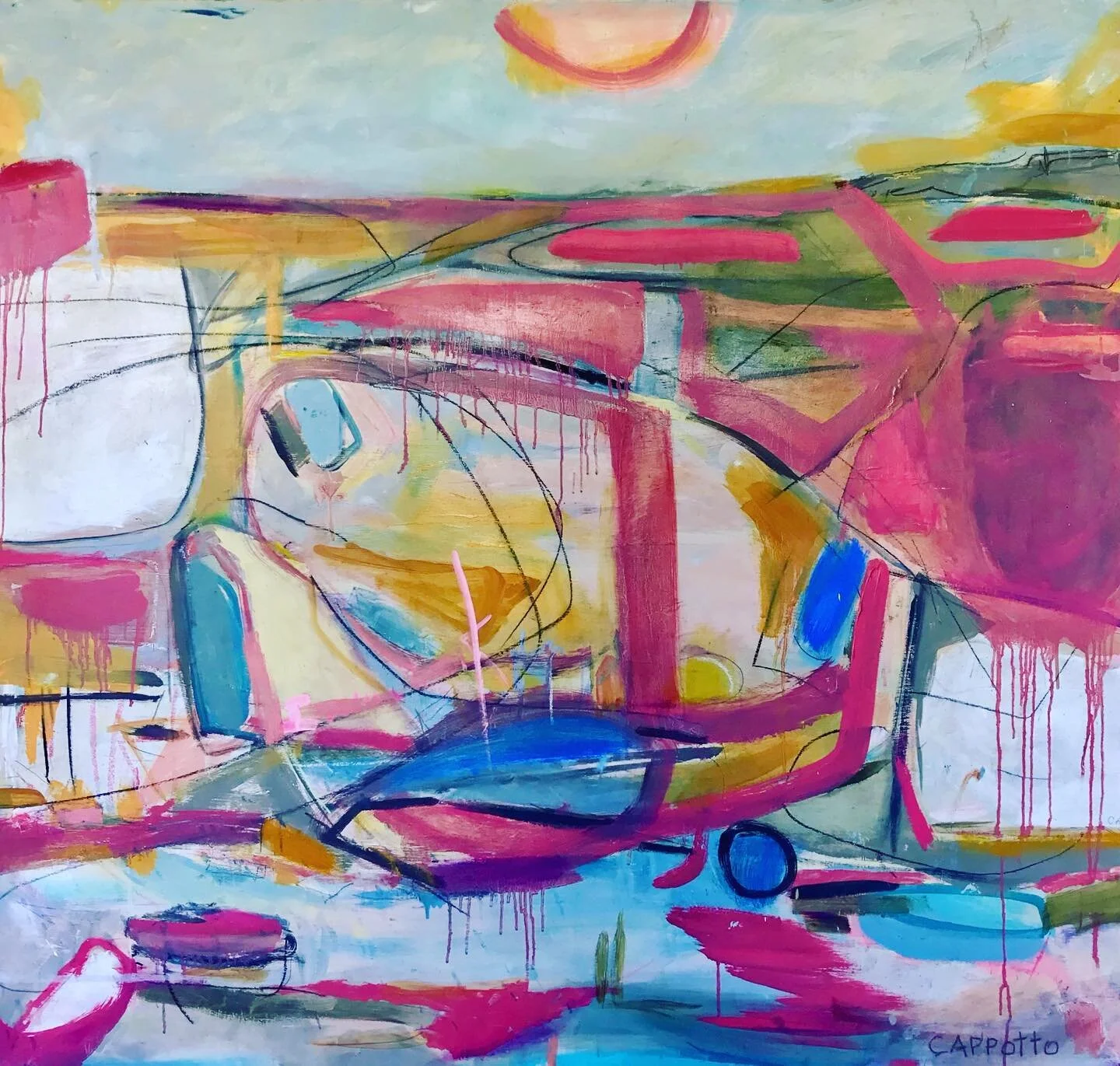 @karencappotto on display in the parlor @stowawaysociety