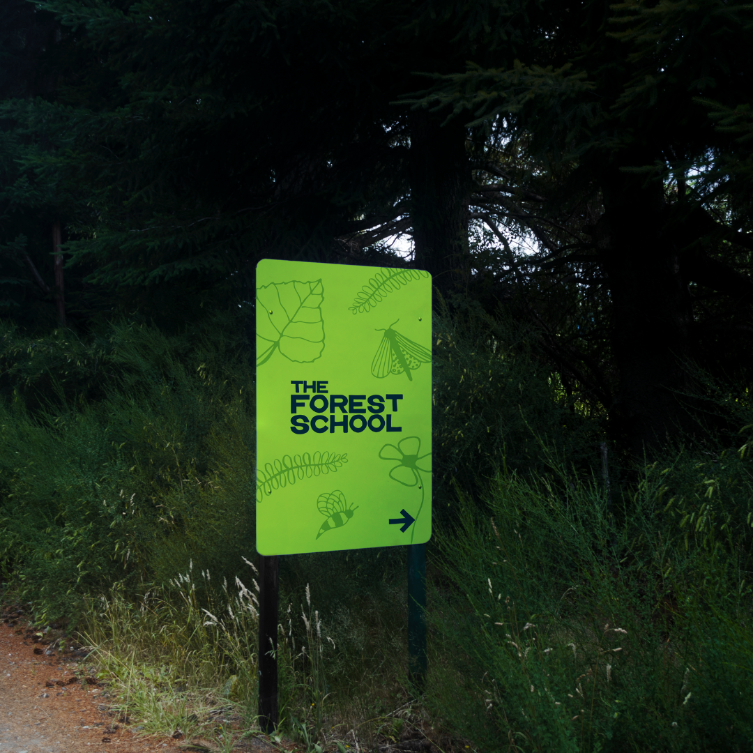 Signage design for the forest school