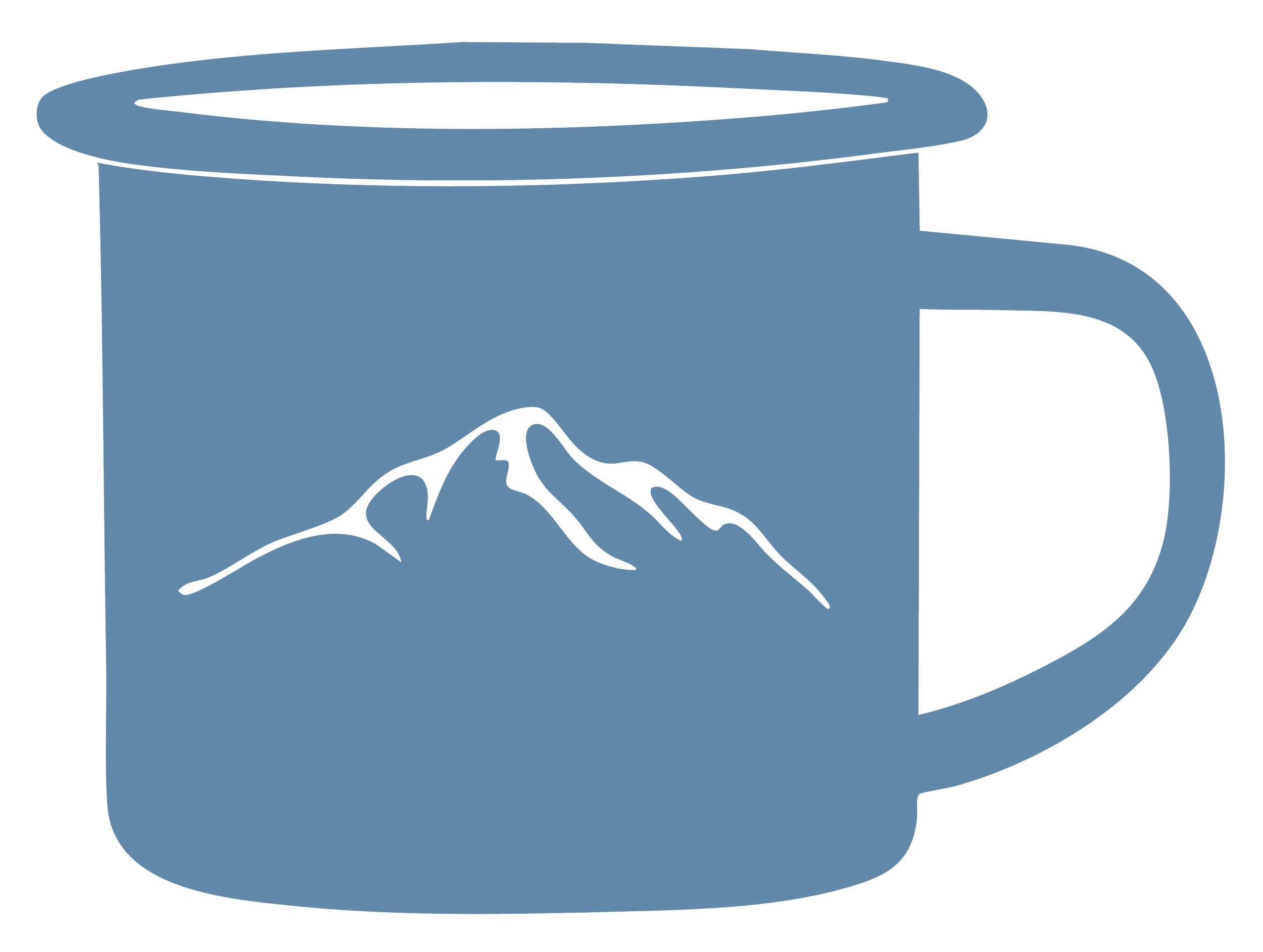 Website Design Package camping mug icon by Mauka Creative