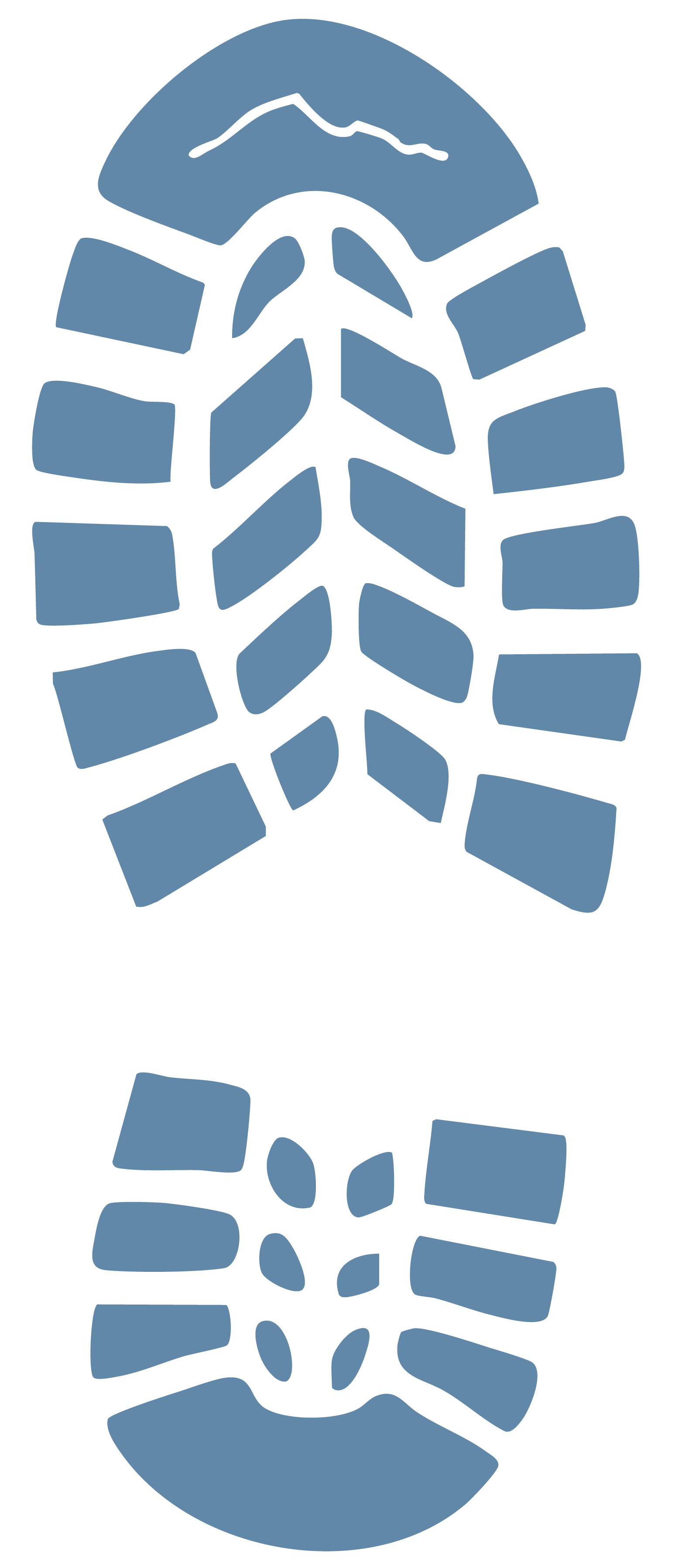 Website Design Package hiking boot print icon by Mauka Creative