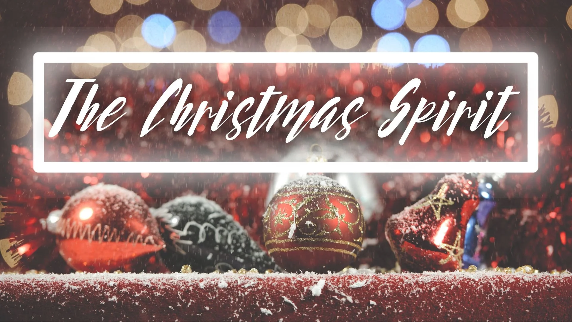 The Christmas Spirit: Blessing