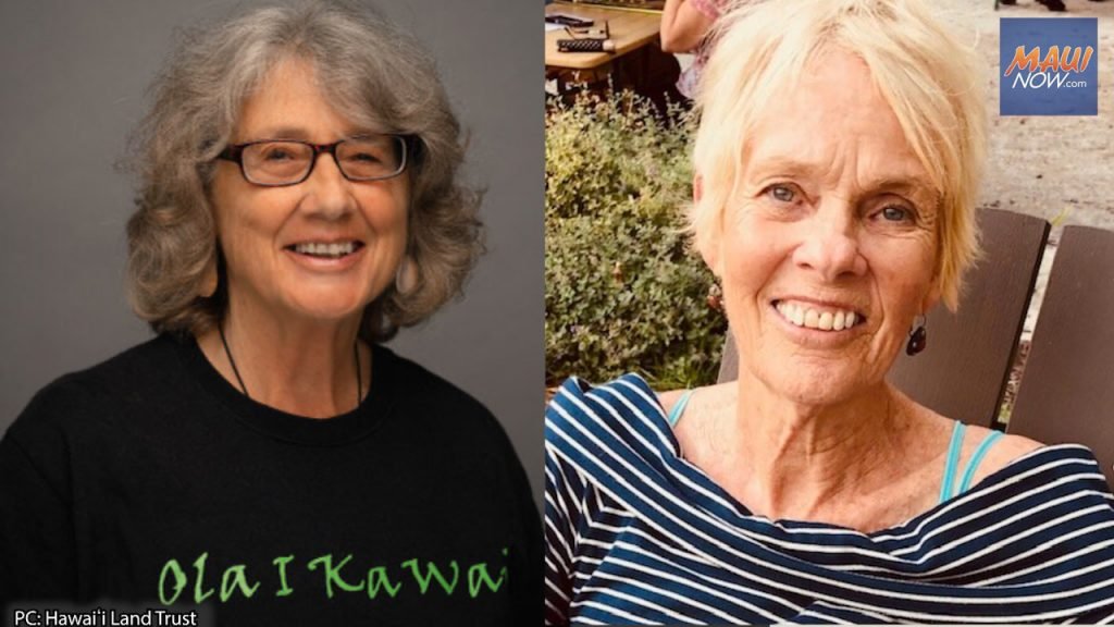 MAUI NOW -  Hawai‘i Land Trust to Honor Maui’s Susan Bradford and Lucienne de Naie