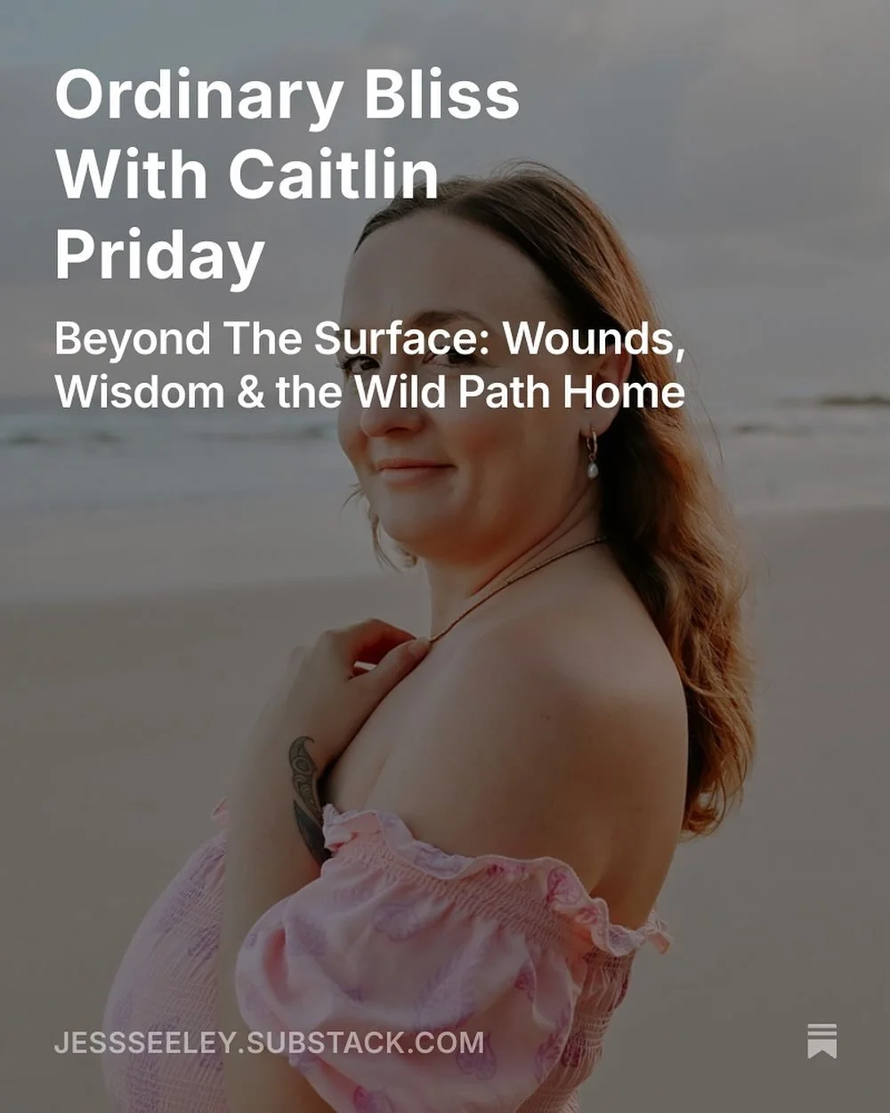 Get ready to dive in for a juicy, deep and wildly authentic conversation with @caitlinpriday. The best kinds of convo. 

We chat about the messiness of life - and healing. Turning your wounds I to your deepest wisdom, embodying your truest essence, s