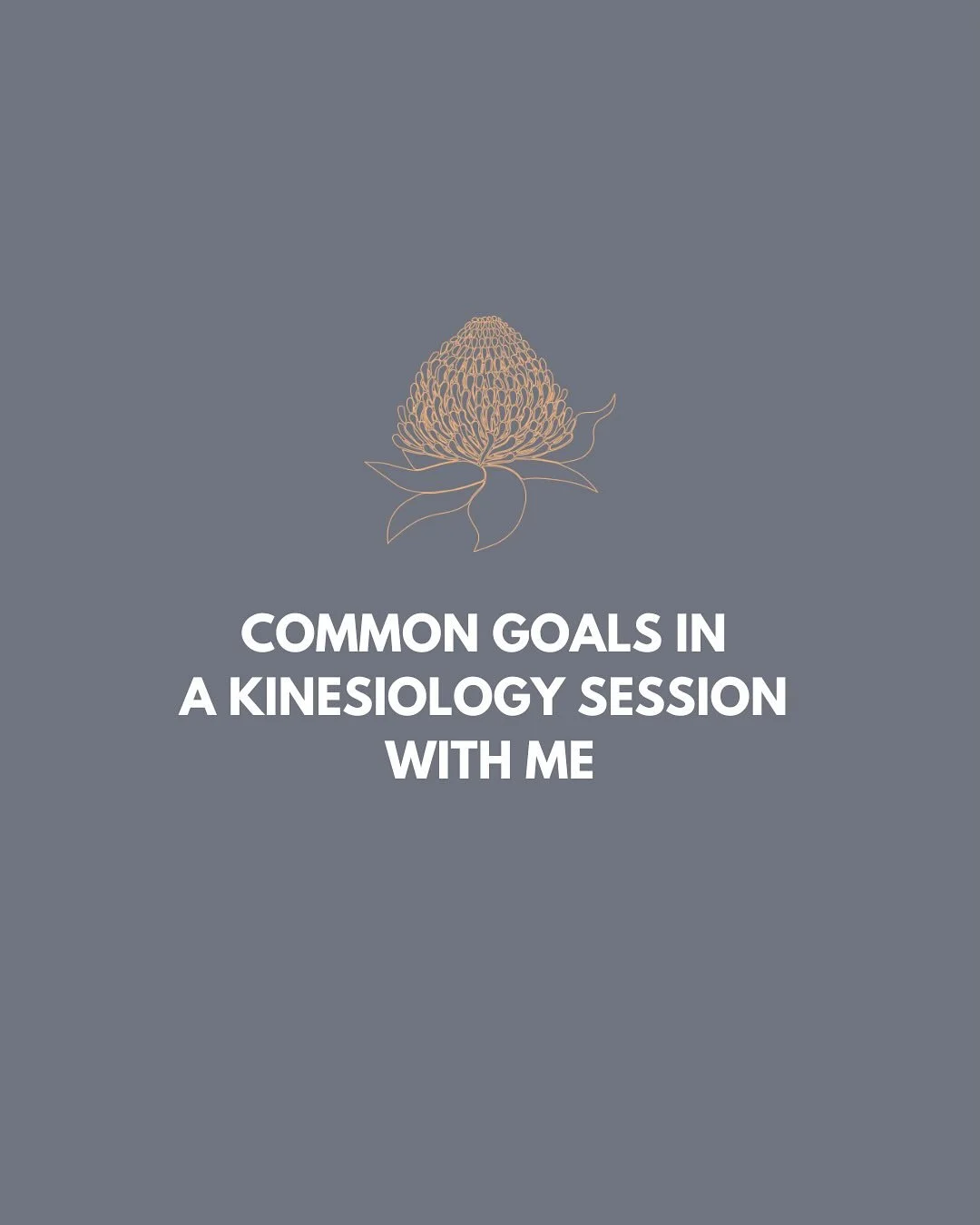 A couple of notes on these example goals from kinesiology sessions &hellip; 

Firstly, you may read these and think they seem very basic but muscle monitoring reveals the truth your body holds (not what the mind thinks) and so often these basic safet