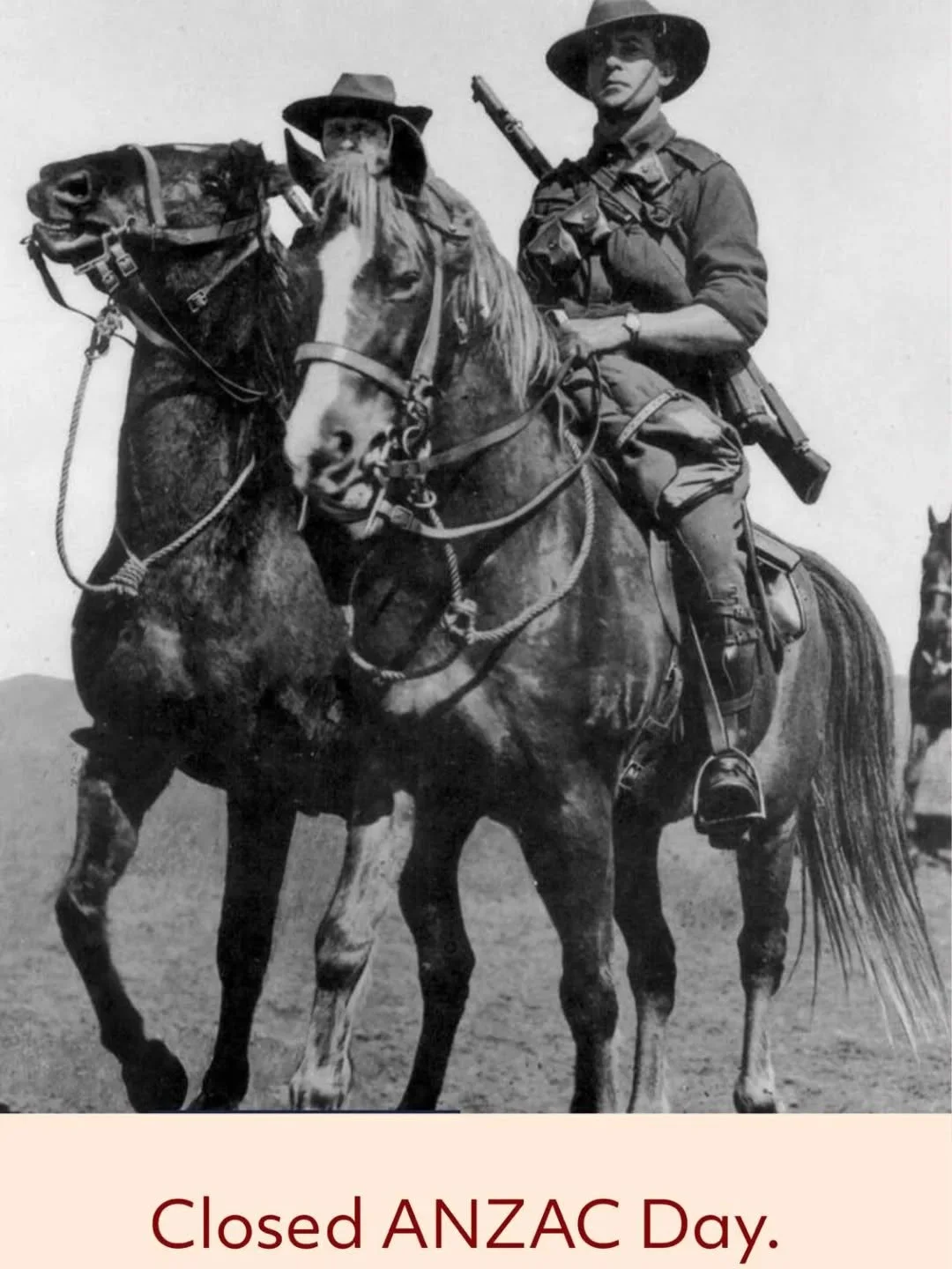 Hope everyone has a great day as we all respect and honor those we commemorate on ANZAC Day. We are back on Monday 27.