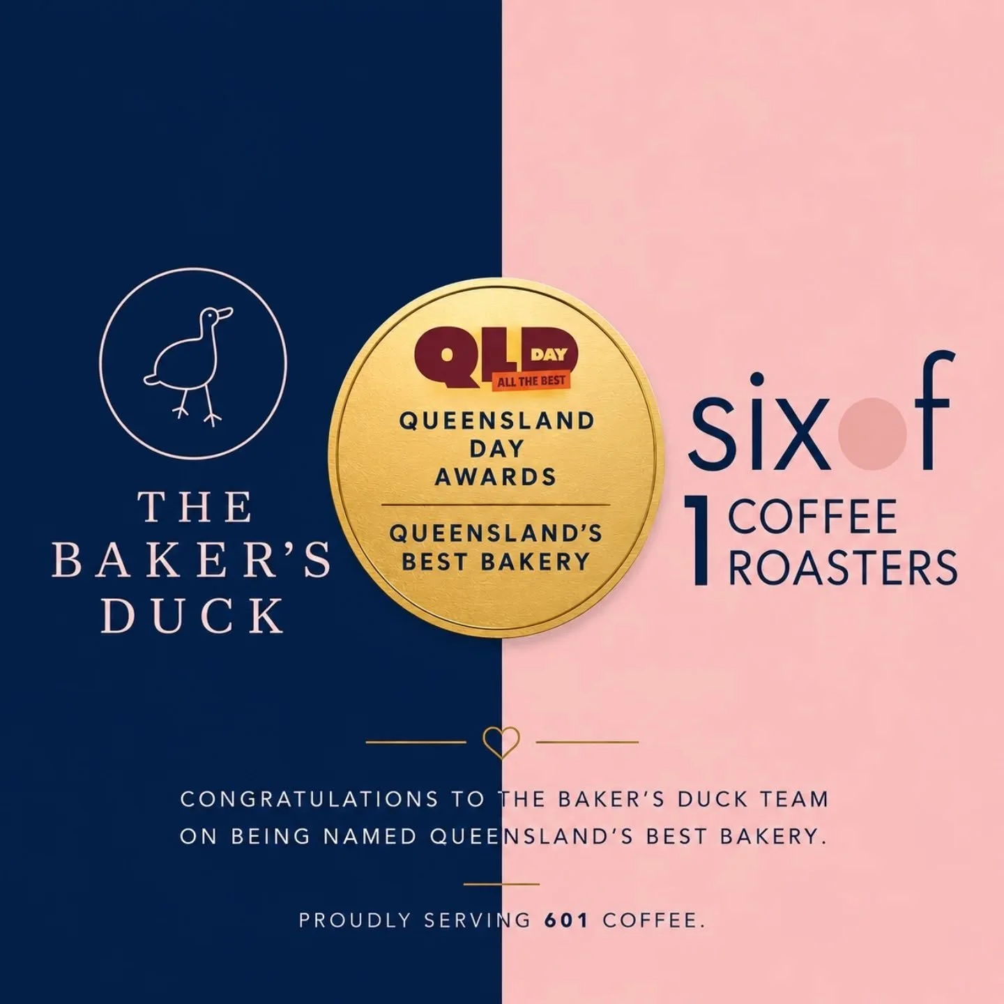 A huge congratulations to The Baker&rsquo;s Duck on being crowned Queensland&rsquo;s Best Bakery.  A well deserved recognition of an outstanding team dedicated to quality, consistency and excellence.

It's a fantastic win for The Baker&rsquo;s Duck, 